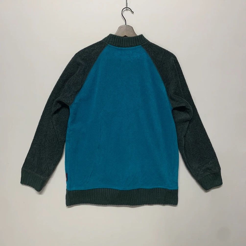 Spalding × Vintage 90’s Vintage Spalding Zip Ups Fleece Sweater Size US M / EU 48-50 / 2 - 2 Thumbnail