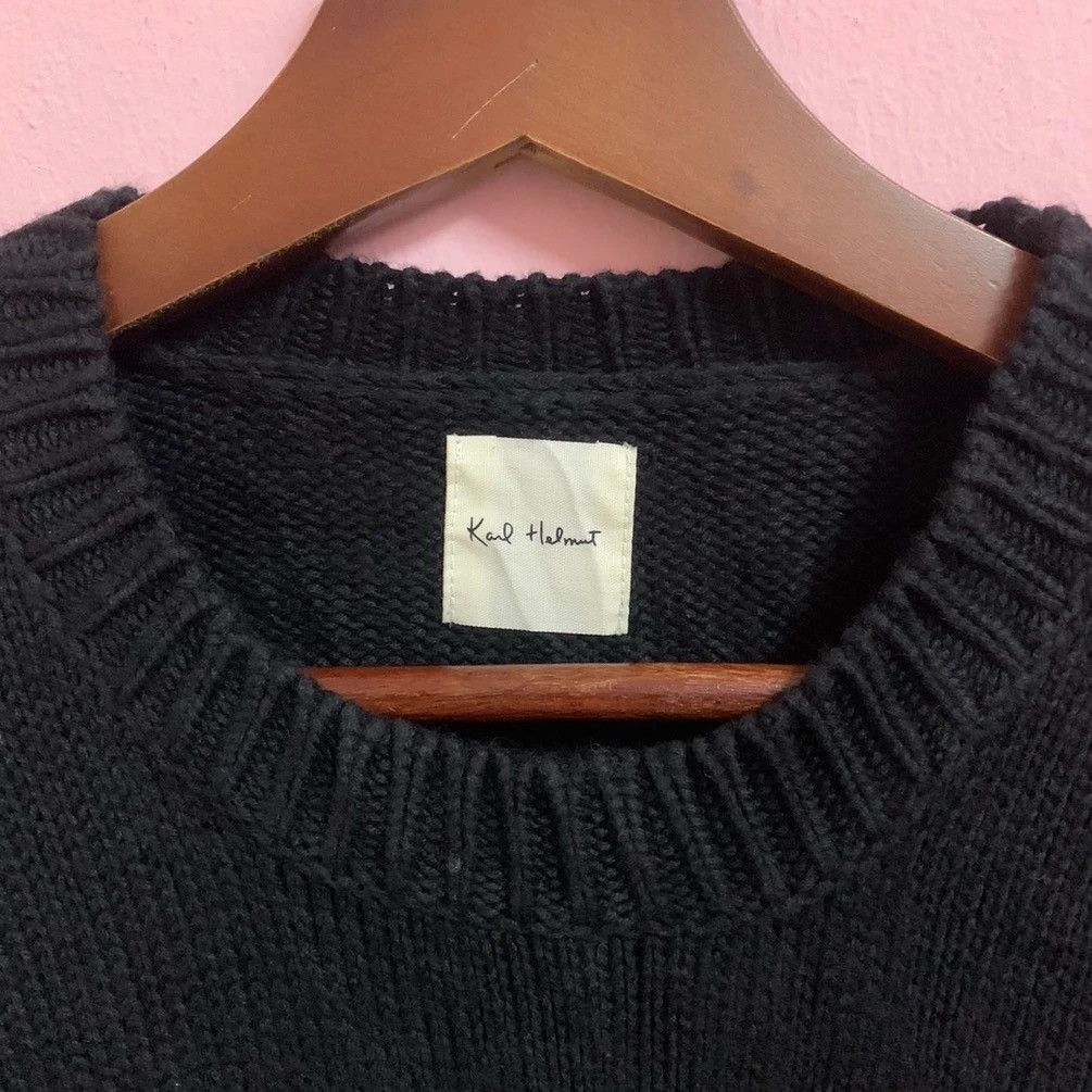 Designer × Japanese Brand × Karl Helmut Karl Helmut Crewneck Knit Pullover Sweater Medium Size Size US M / EU 48-50 / 2 - 7 Thumbnail