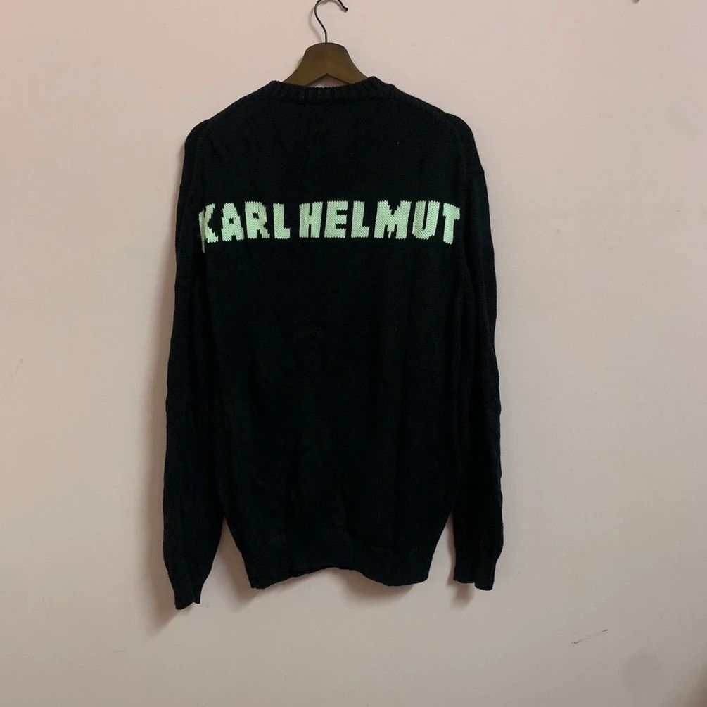 Designer × Japanese Brand × Karl Helmut Karl Helmut Crewneck Knit Pullover Sweater Medium Size Size US M / EU 48-50 / 2 - 1 Thumbnail