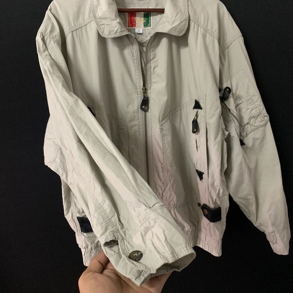 Japanese Brand × Vintage 💥RARE! Vintage Synthentic Exprossion Tactical Jacket Size US L / EU 52-54 / 3 - 6 Thumbnail
