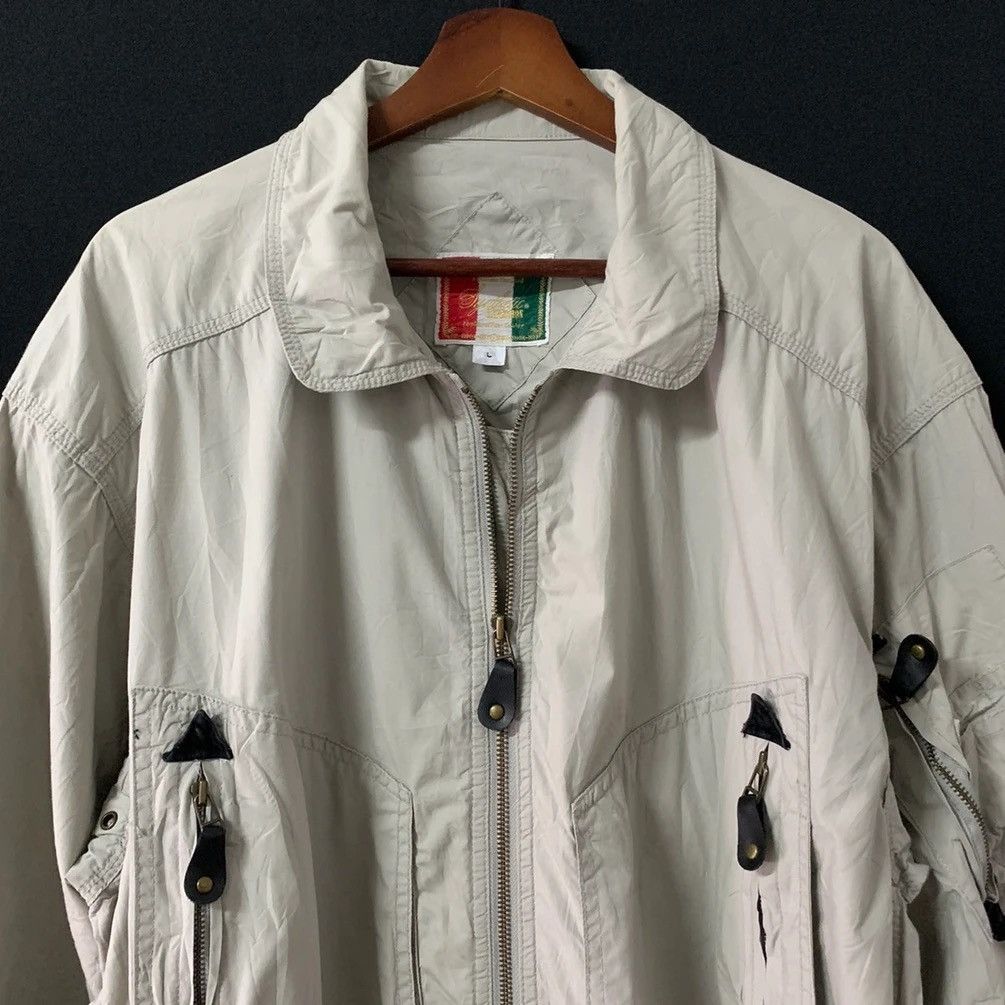 Japanese Brand × Vintage 💥RARE! Vintage Synthentic Exprossion Tactical Jacket Size US L / EU 52-54 / 3 - 5 Thumbnail