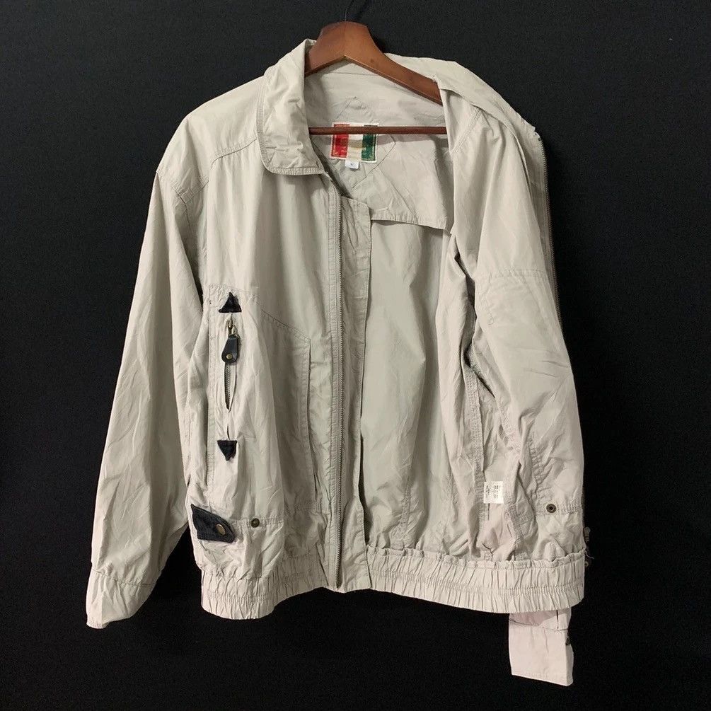 Japanese Brand × Vintage 💥RARE! Vintage Synthentic Exprossion Tactical Jacket Size US L / EU 52-54 / 3 - 10 Thumbnail