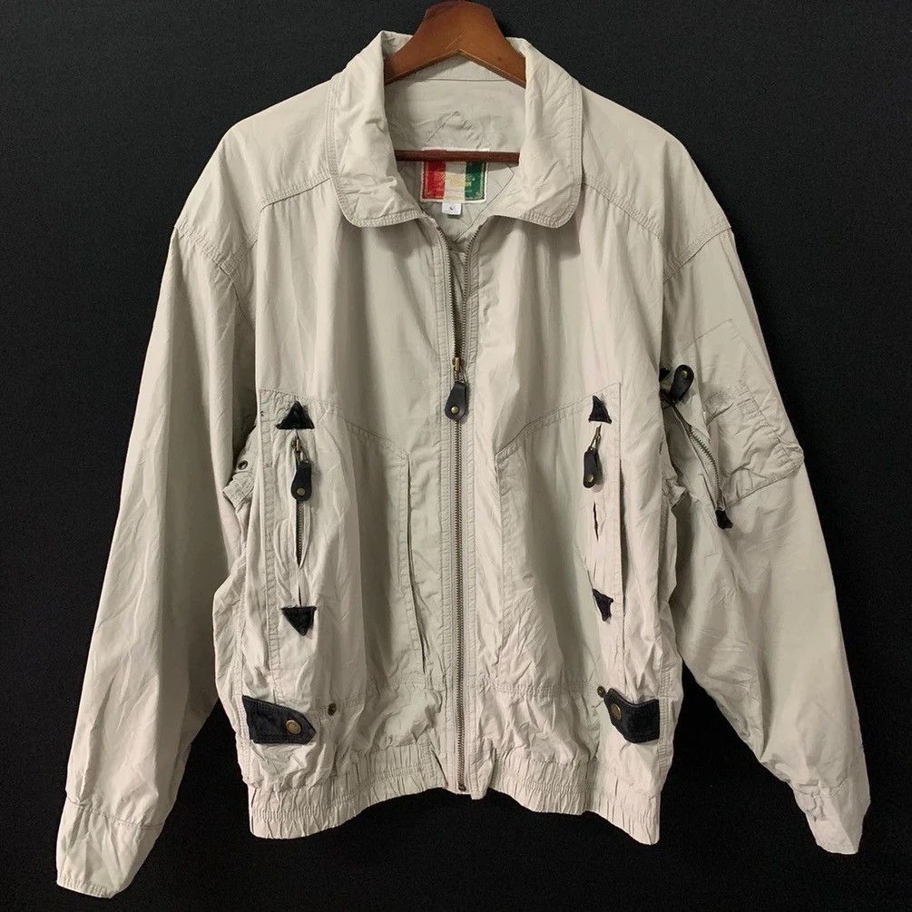 Japanese Brand × Vintage 💥RARE! Vintage Synthentic Exprossion Tactical Jacket Size US L / EU 52-54 / 3 - 2 Thumbnail