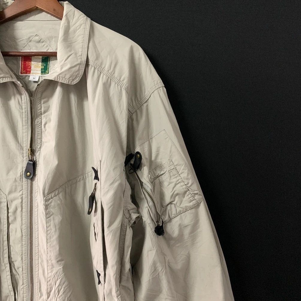 Japanese Brand × Vintage 💥RARE! Vintage Synthentic Exprossion Tactical Jacket Size US L / EU 52-54 / 3 - 4 Thumbnail