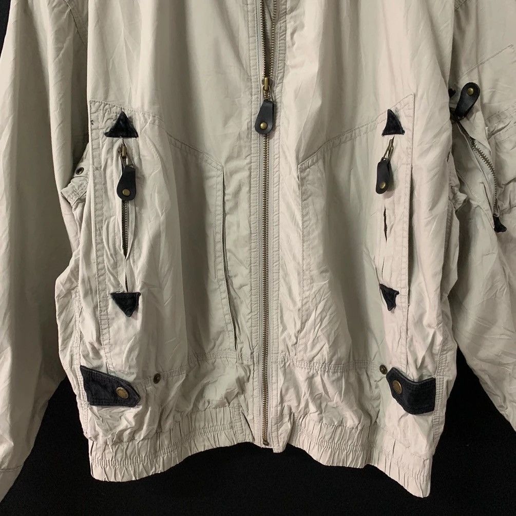 Japanese Brand × Vintage 💥RARE! Vintage Synthentic Exprossion Tactical Jacket Size US L / EU 52-54 / 3 - 3 Thumbnail