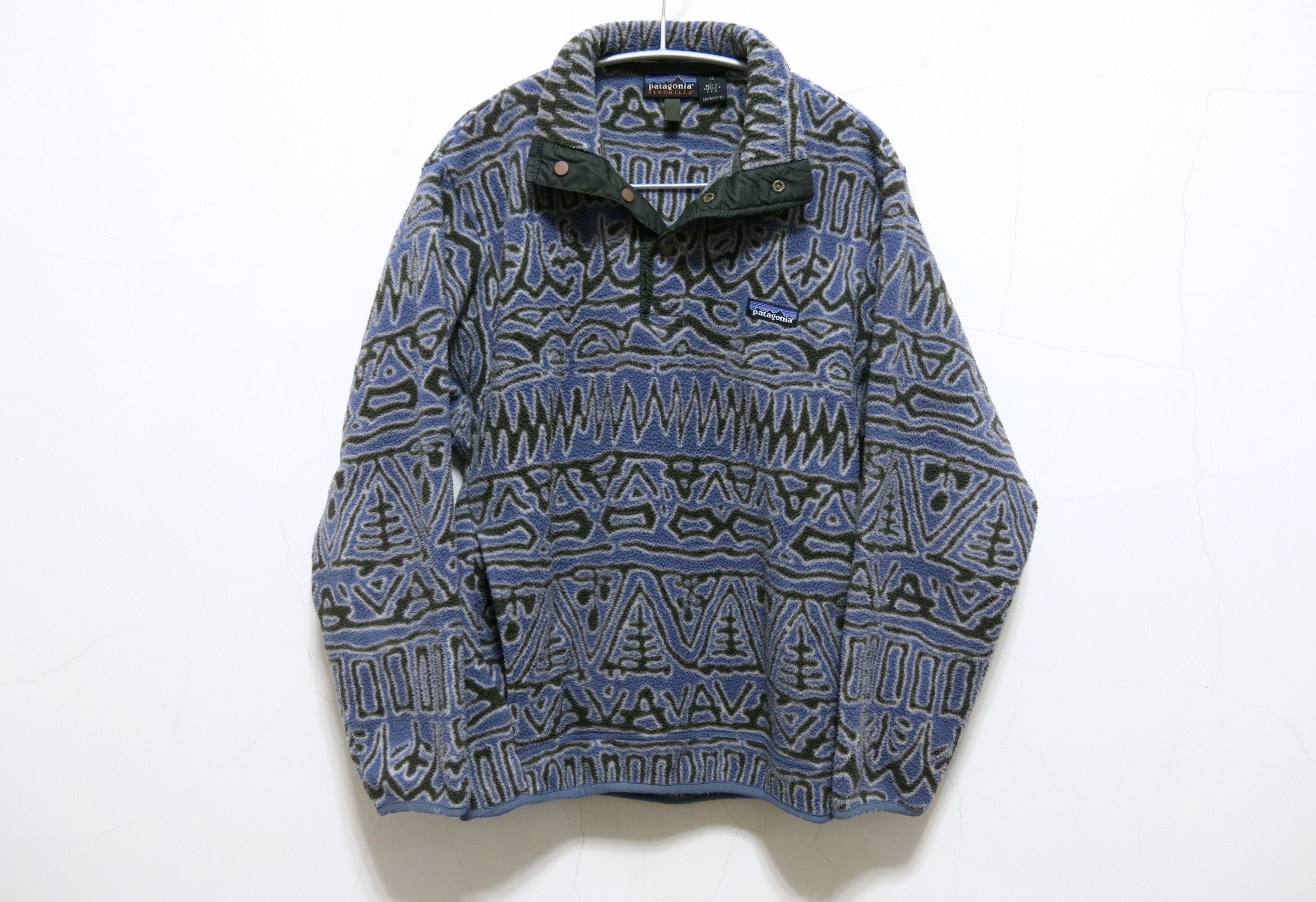 Made In Usa × Patagonia Rare Synchilla Snap T Castaway Fleece 