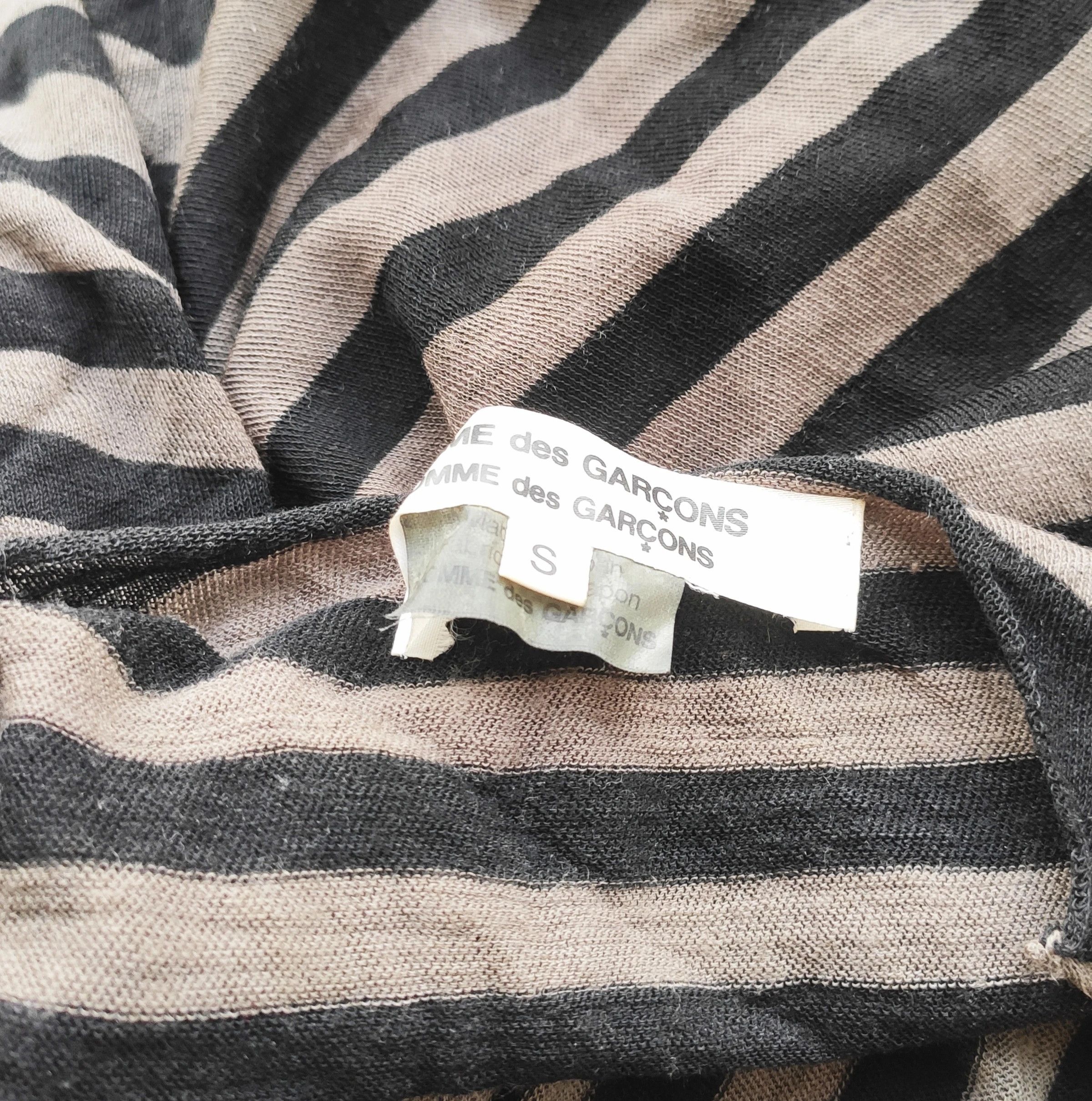 Comme des Garcons Striped asymmetrical long sleeve.Like Uma Wang or Ziggy Chen Size S / US 4 / IT 40 - 3 Thumbnail
