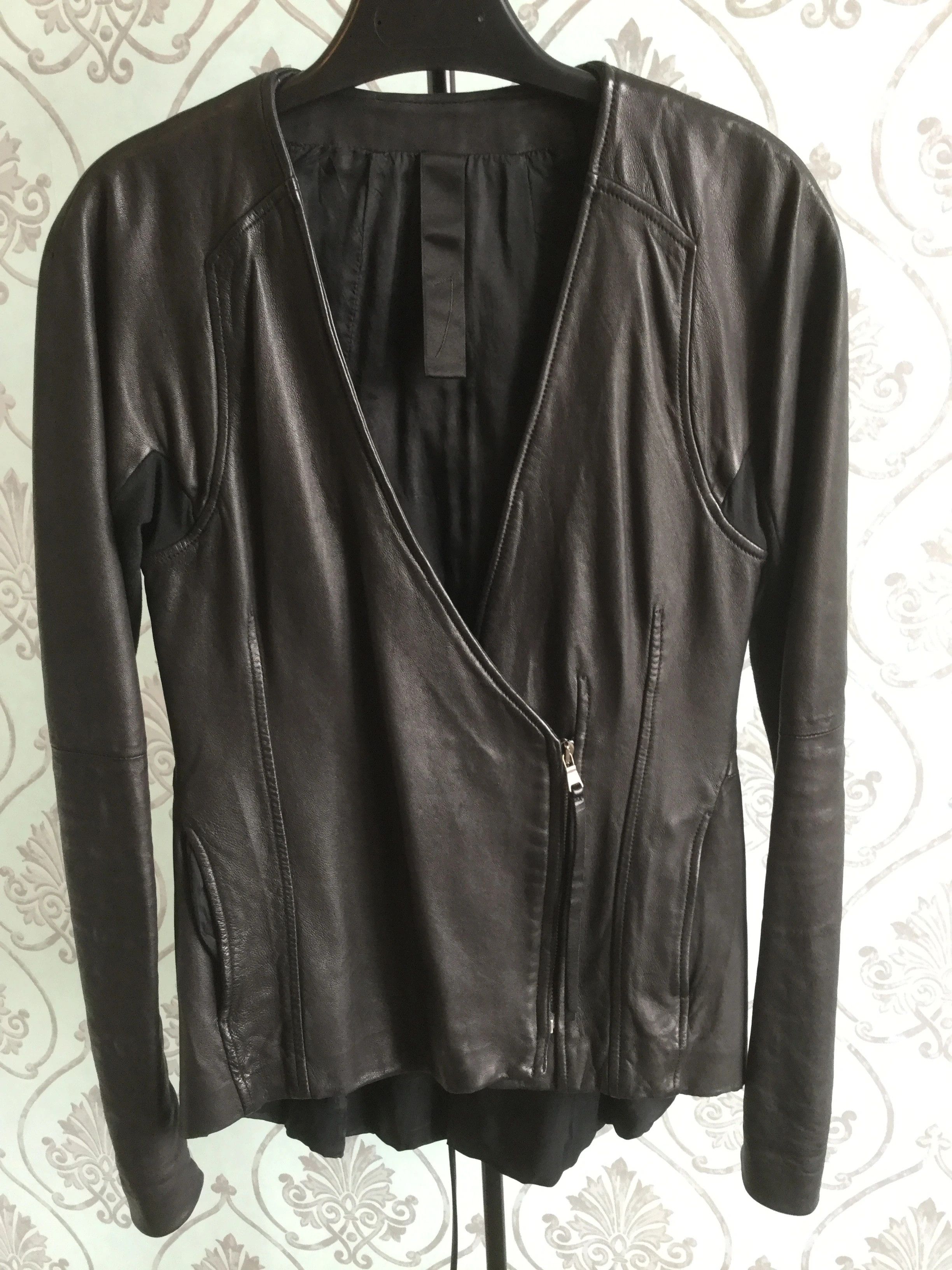 Ilaria Nistri Leather jacket.Like Masnada or Helmut Lang jackets Size M / US 6-8 / IT 42-44 - 1 Thumbnail