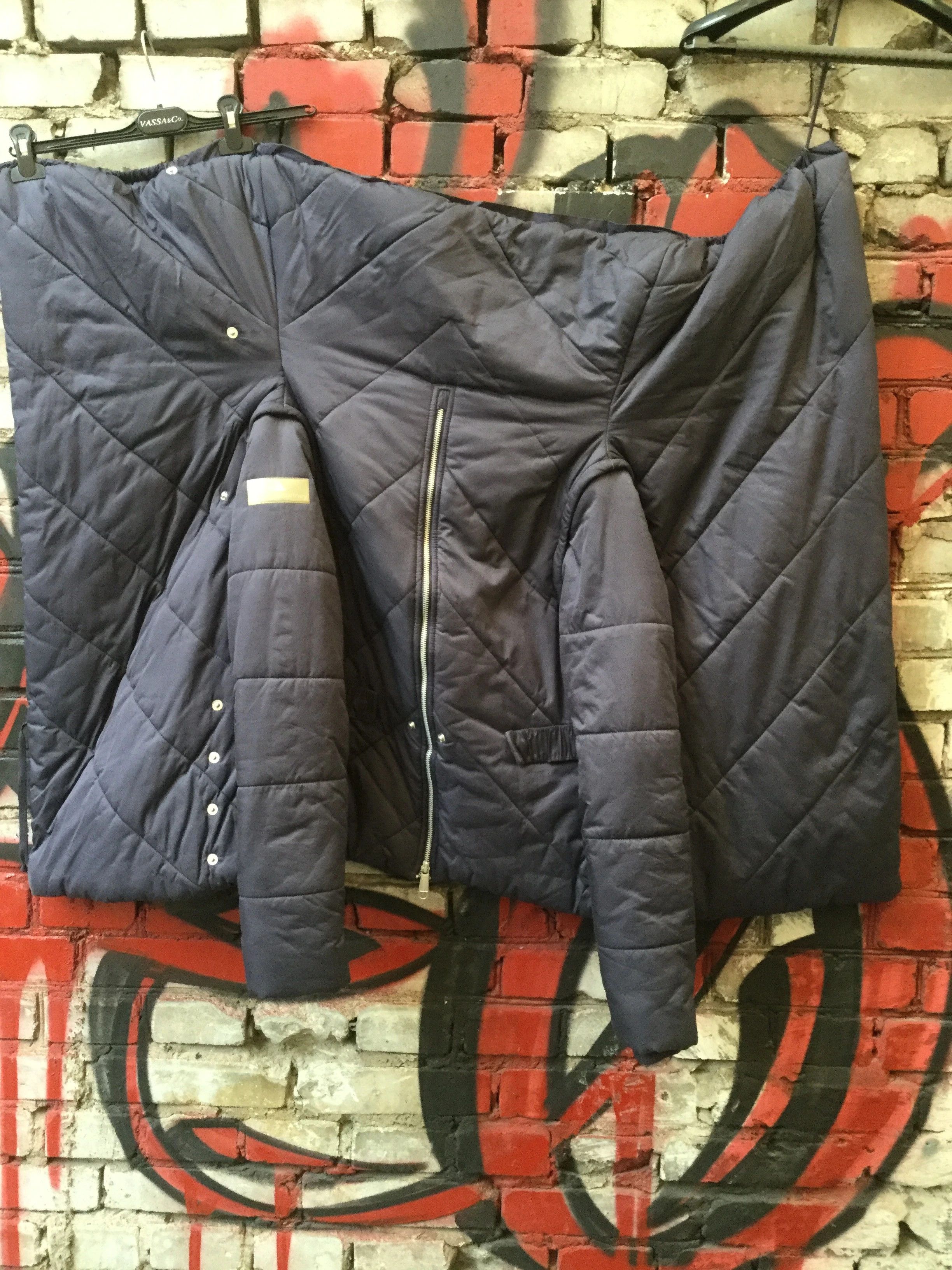 Adidas × Stella McCartney Funnel neck "square" jacket + vest.Like Balenciaga or Dior Size XS / US 0-2 / IT 36-38 - 3 Thumbnail