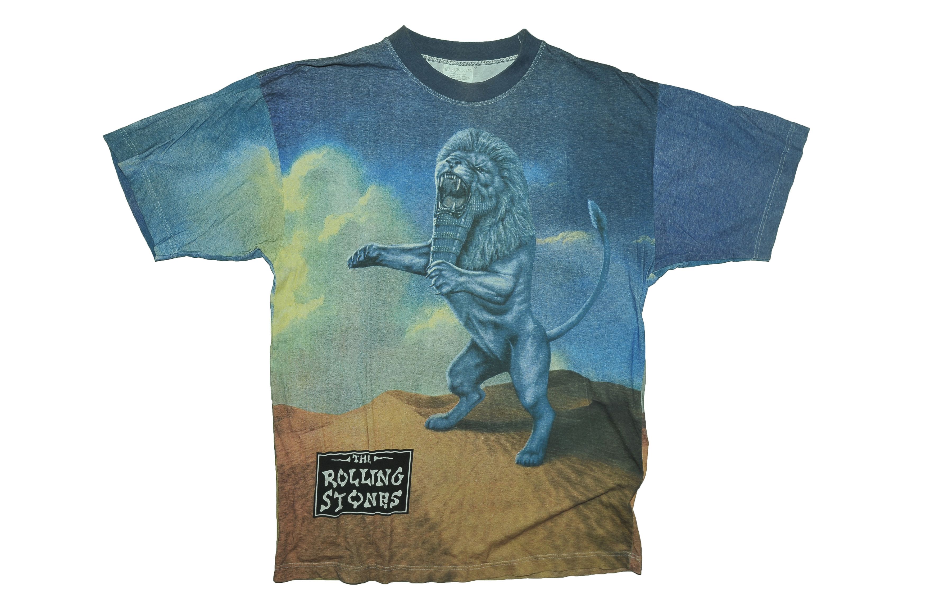 Vintage Vintage 90's The Rolling Stones Bridges to Babylon T-shirt Size US M / EU 48-50 / 2 - 1 Thumbnail