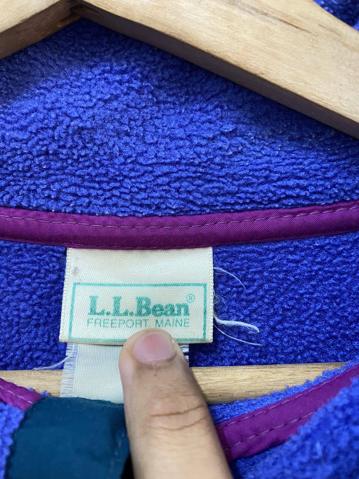 L.L. Bean VINTAGE L.L BEAN RARE BLUE FLEECE JACKET OUTDOOR Size US XL / EU 56 / 4 - 7 Thumbnail
