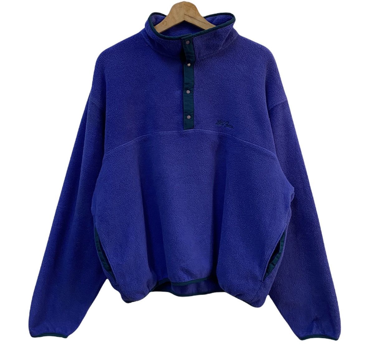 L.L. Bean VINTAGE L.L BEAN RARE BLUE FLEECE JACKET OUTDOOR Size US XL / EU 56 / 4 - 1 Thumbnail