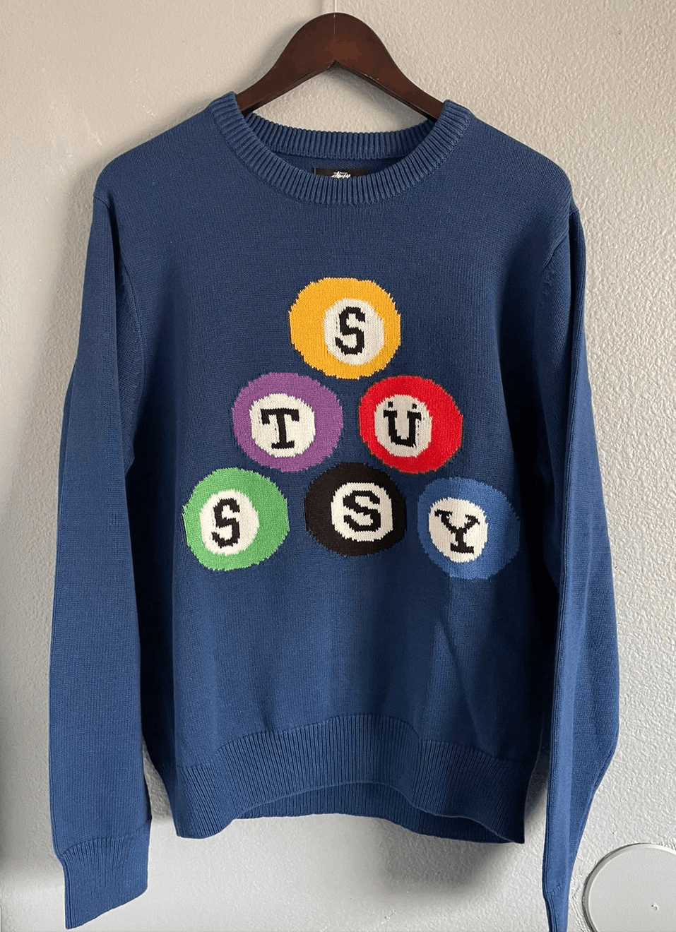 Stussy BILLIARD SWEATERステューシー ビリヤード s - ニット/セーター