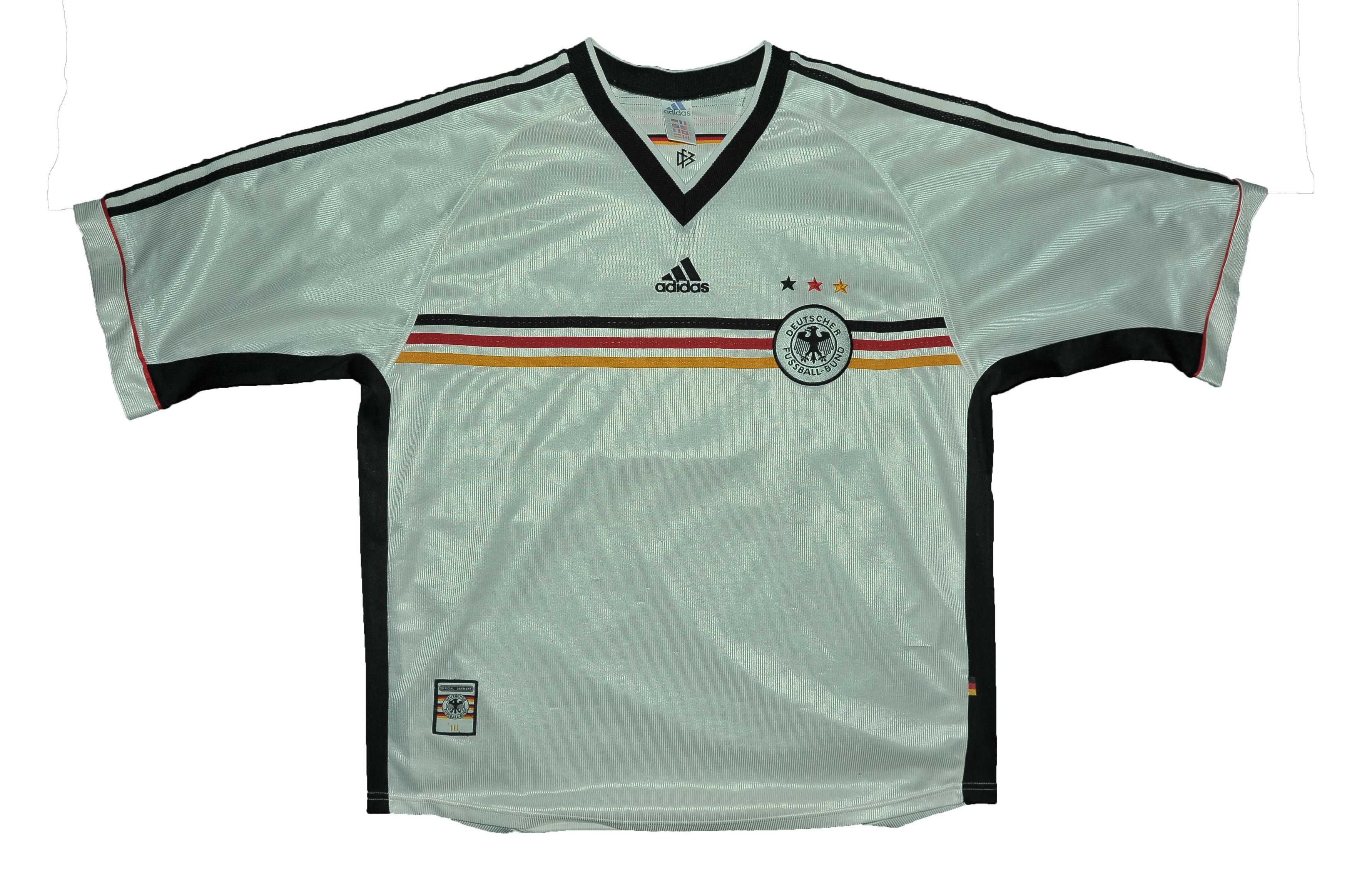Adidas Vintage 90s Germany White Jersey Size US XL / EU 56 / 4 - 1 Thumbnail