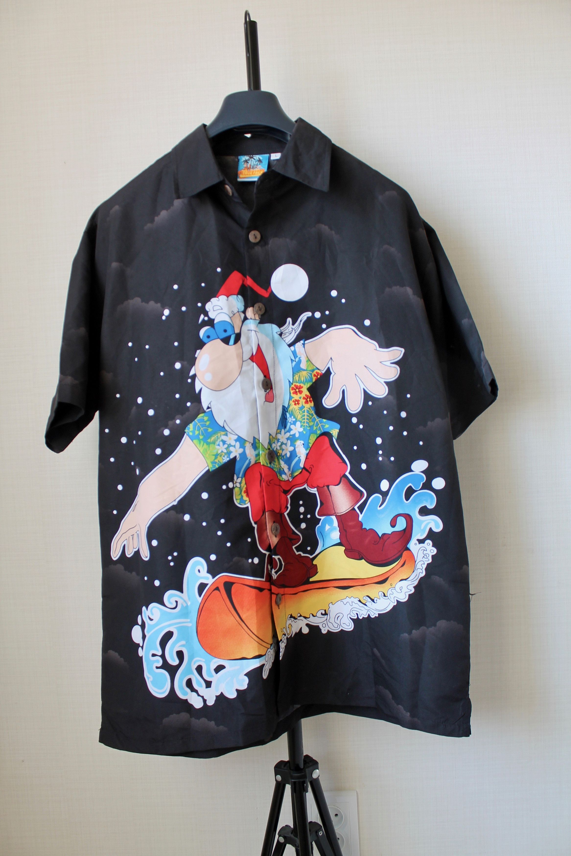 Other Vintage Santa Claus surfing Surf Shirt Size US L / EU 52-54 / 3 - 6 Thumbnail