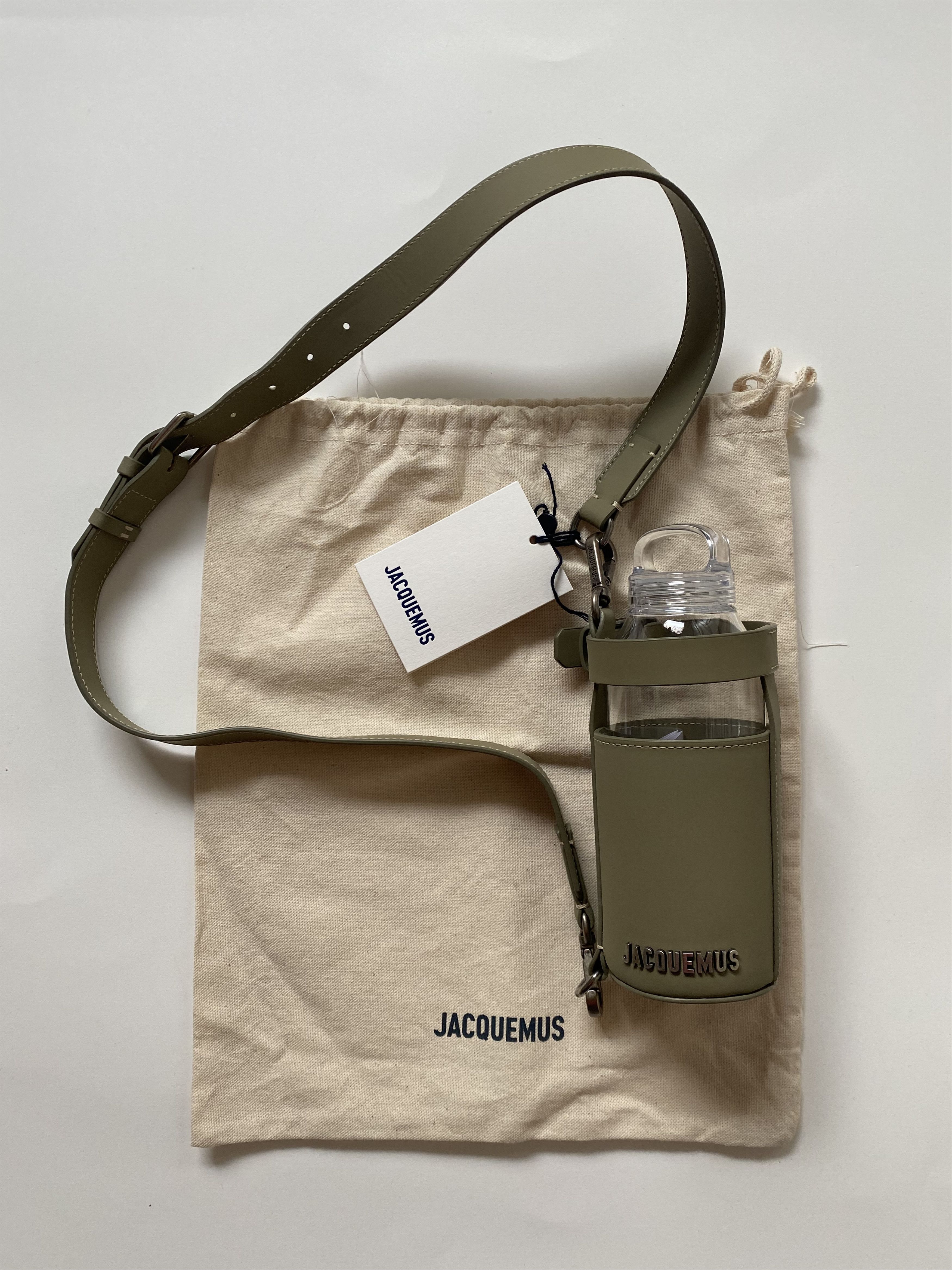 Jacquemus Green Le Porte Gourde Leather Cross Body Bag Grailed