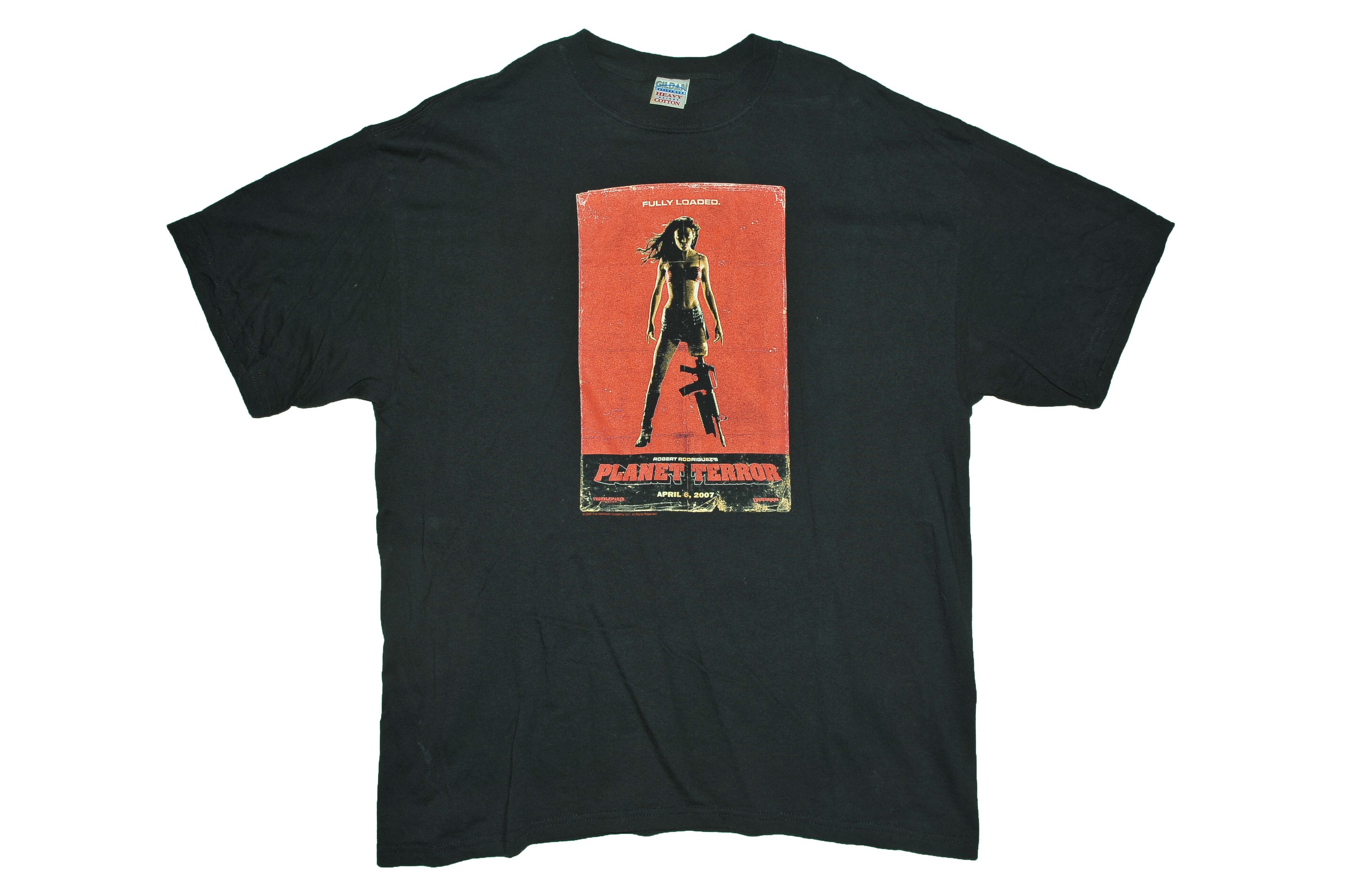 Gildan Vintage 2007 Planet Terror Promo Movie Size US XL / EU 56 / 4 - 1 Thumbnail
