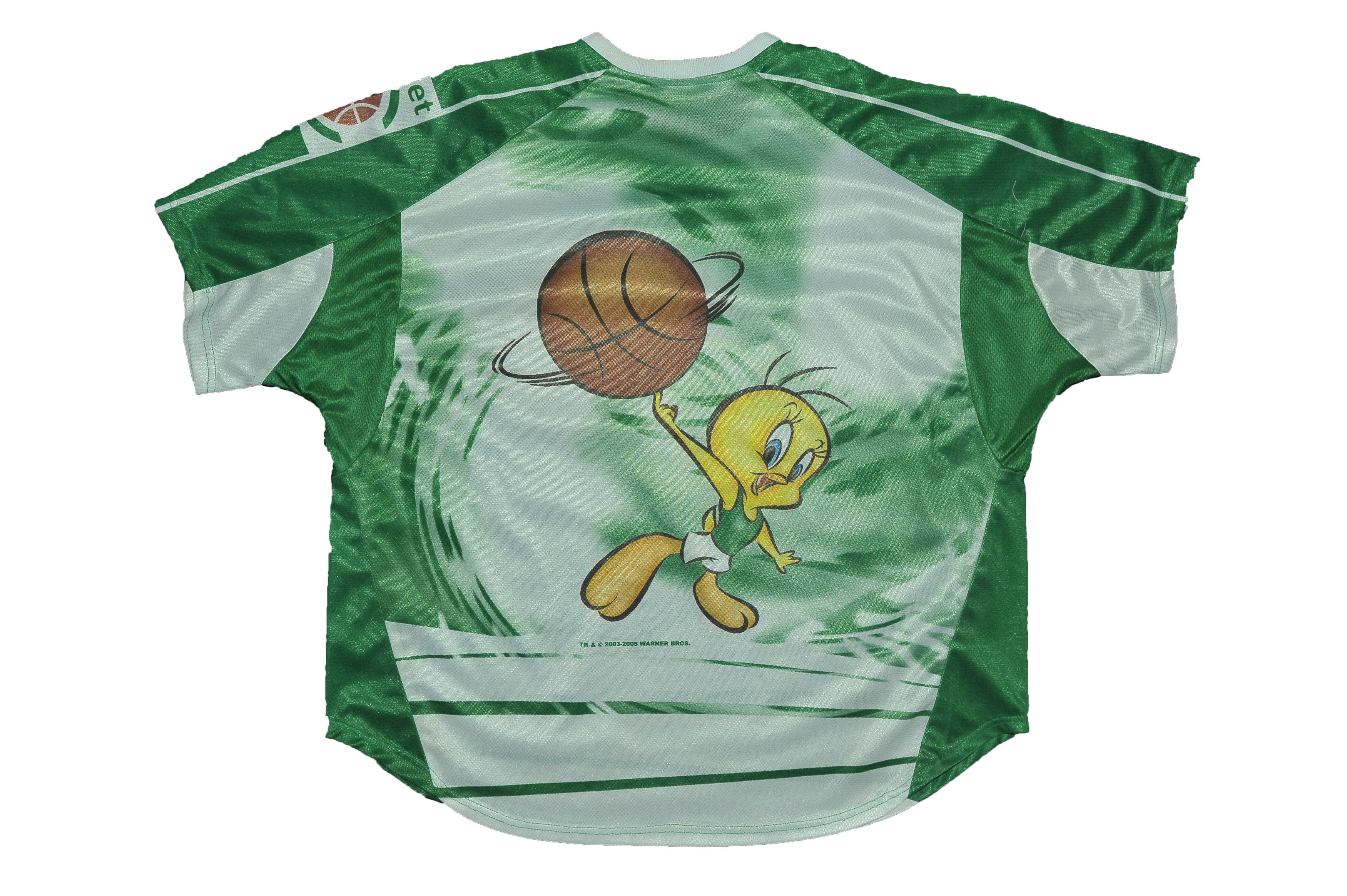 Vintage Vintage Early 2000s Tweety Looney Tunes Basketball Jersey Size US L / EU 52-54 / 3 - 2 Thumbnail