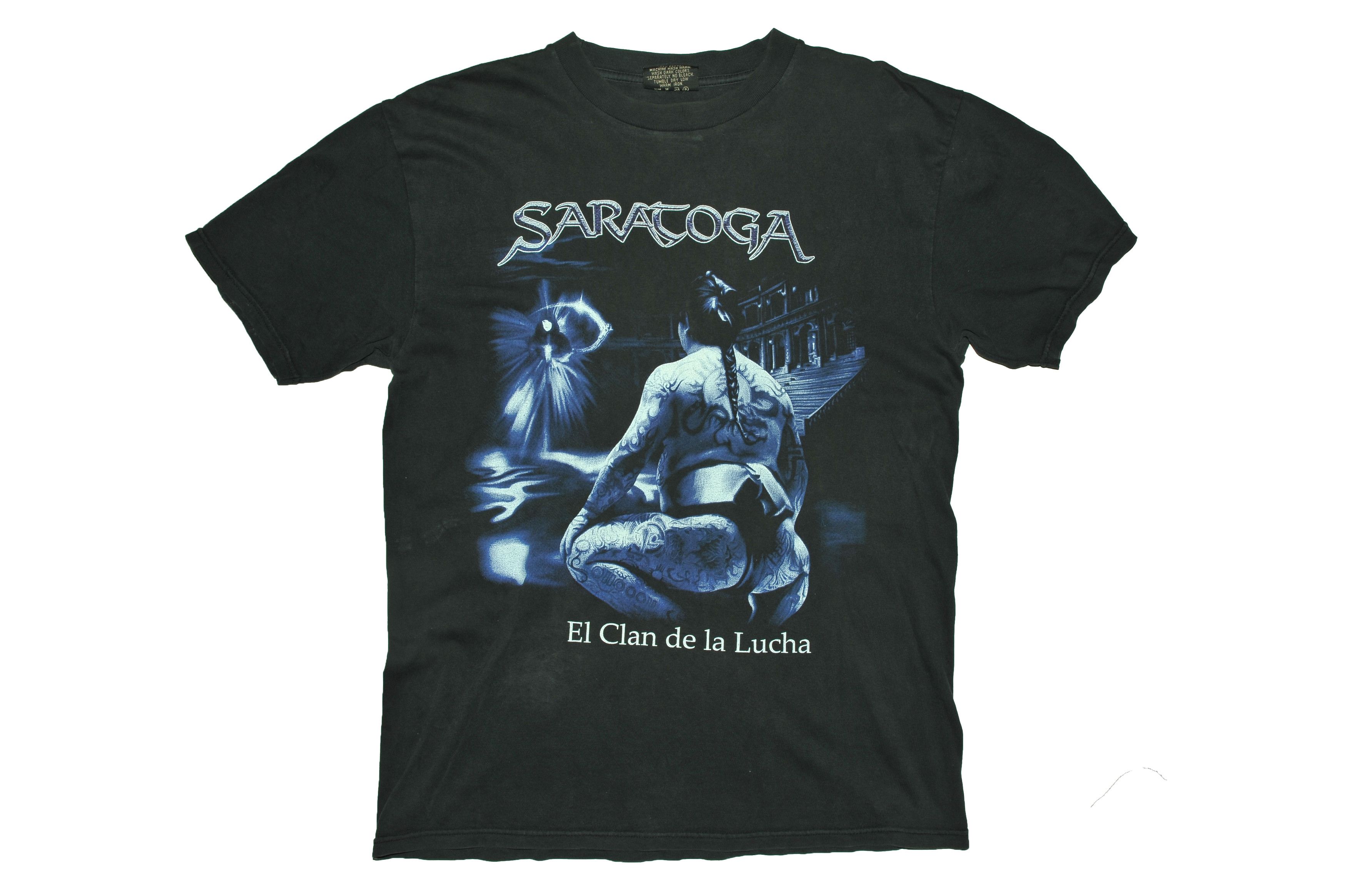 Vintage Vintage 2004 Saratoga El Clan De La Lucha Promo Album Shirt Size US L / EU 52-54 / 3 - 1 Thumbnail