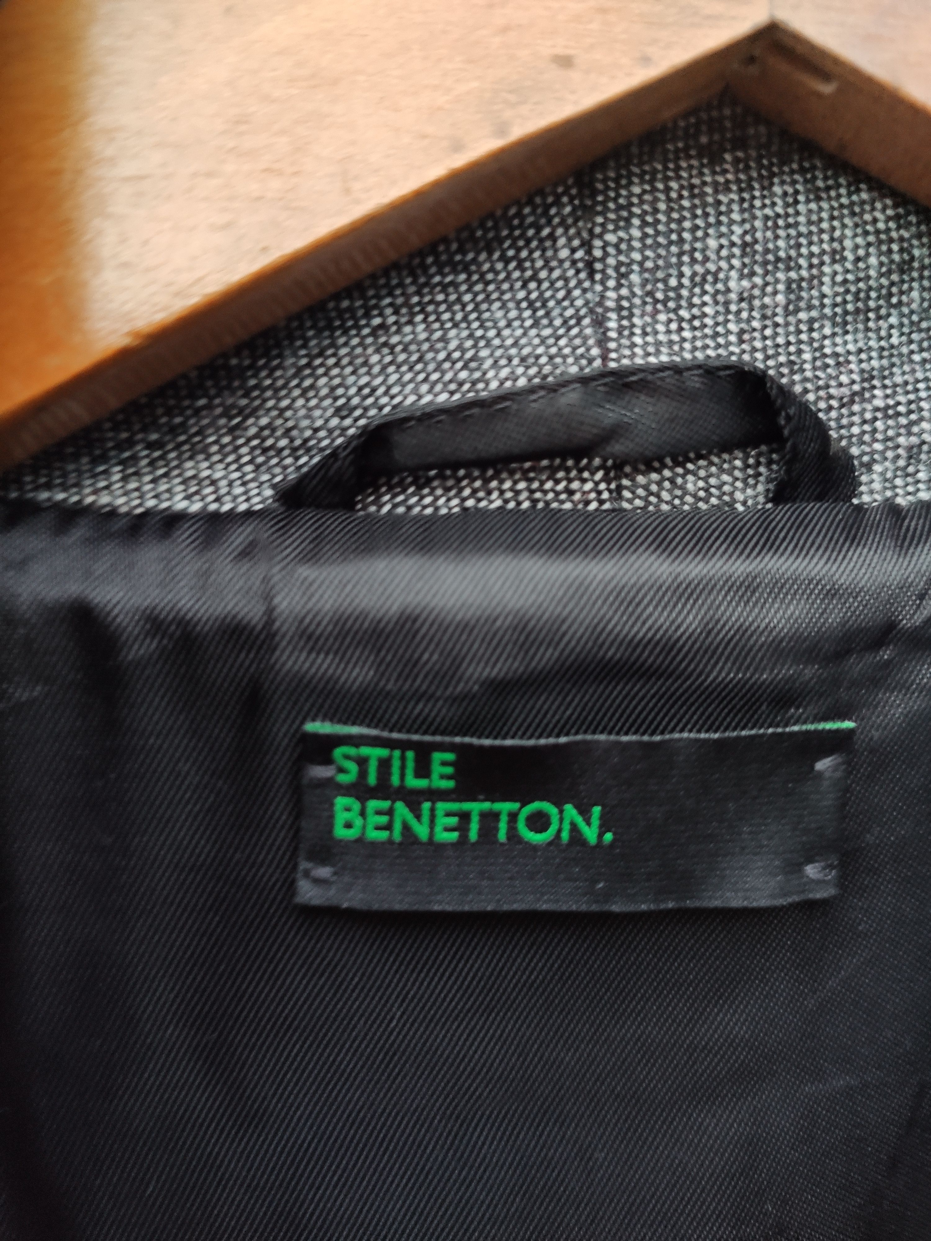 Benetton Benetton jacket long coat wool coat Size US S / EU 44-46 / 1 - 6 Thumbnail