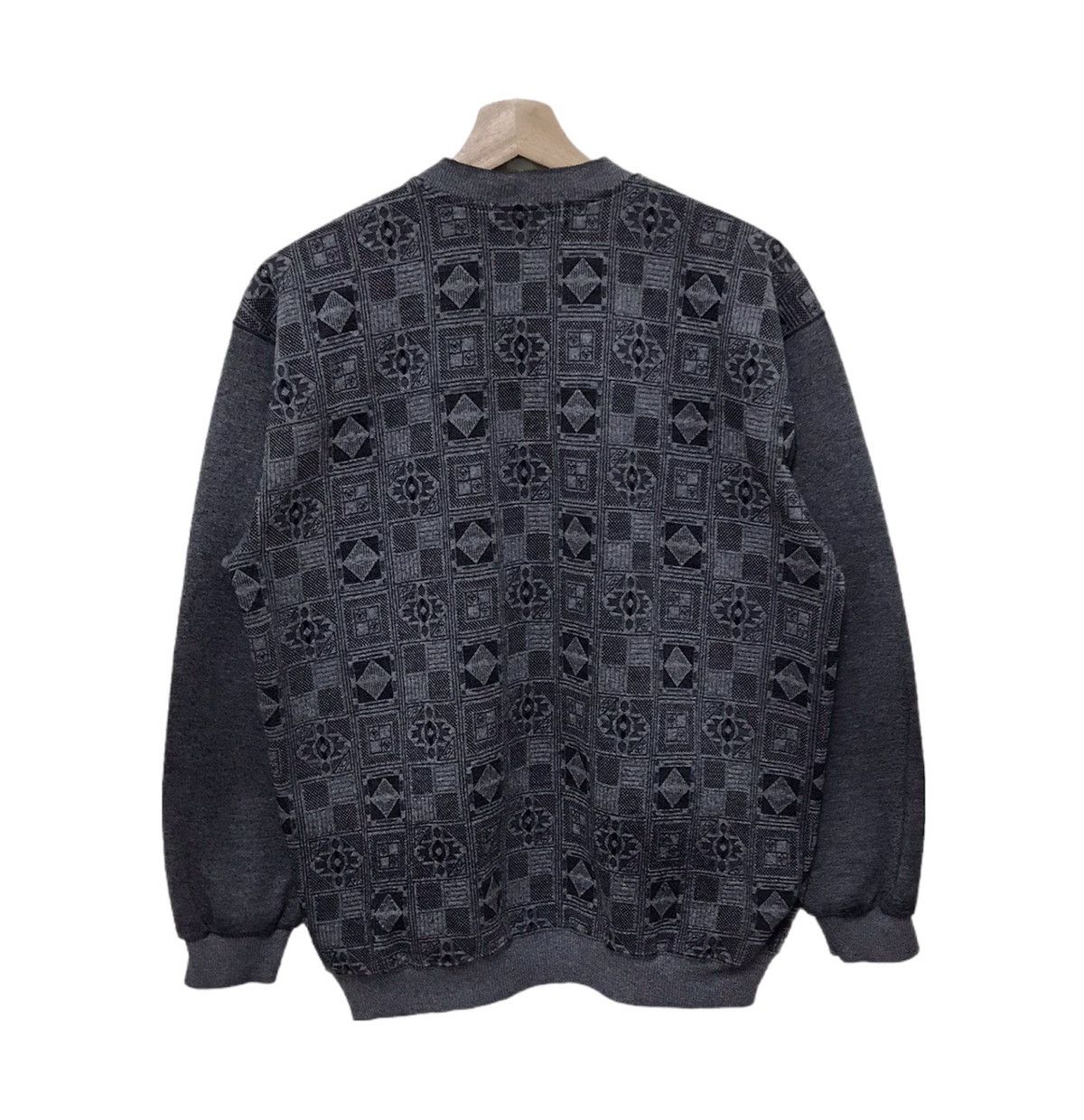Lyle & Scott × Vintage Vintage Lyle & Scott Monogram Sweatshirt Half Button Size US M / EU 48-50 / 2 - 3 Thumbnail