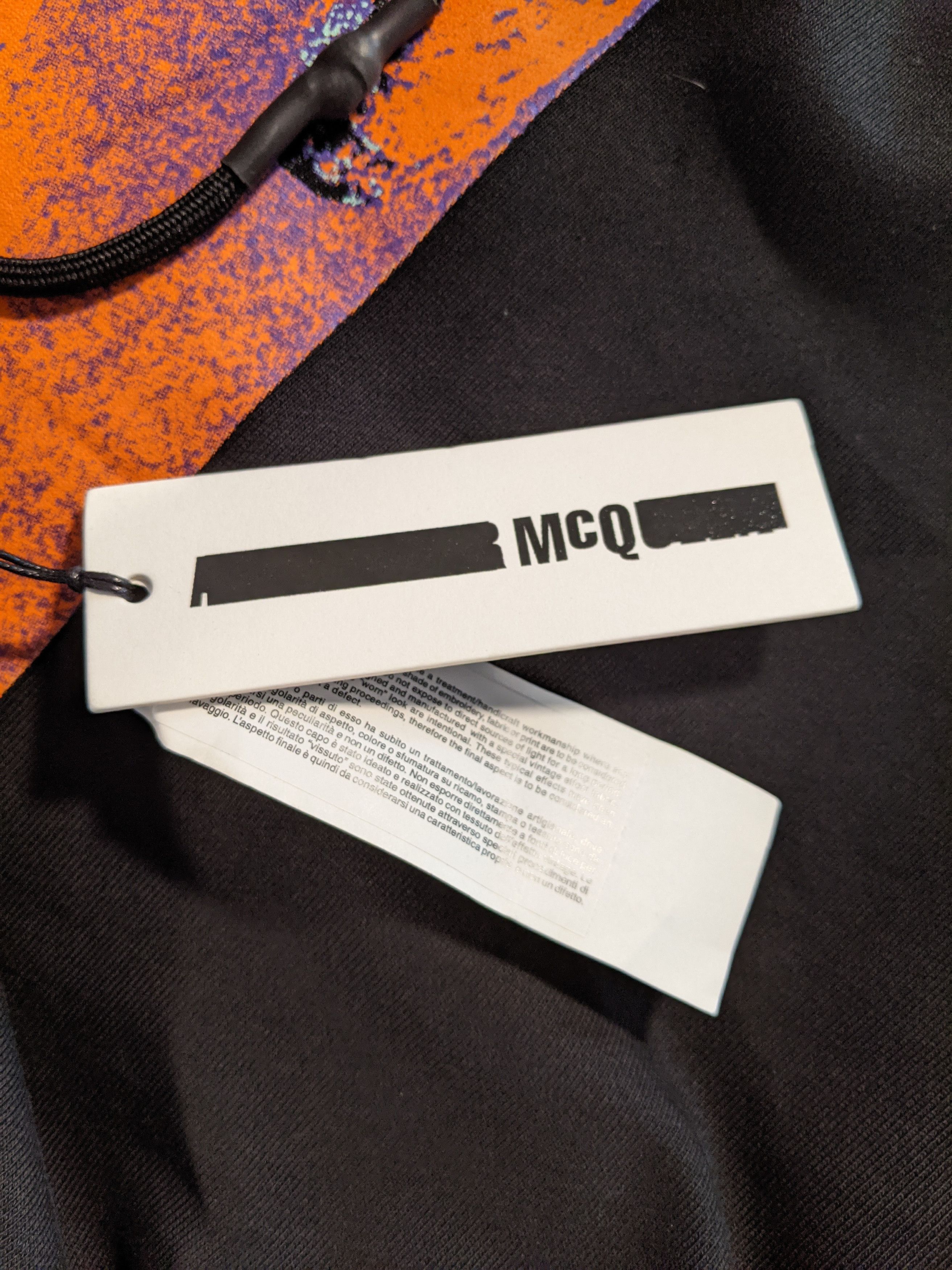 Alexander McQueen × MCQ Fuzzed out frantic hooded sweatshirt Size US L / EU 52-54 / 3 - 7 Thumbnail