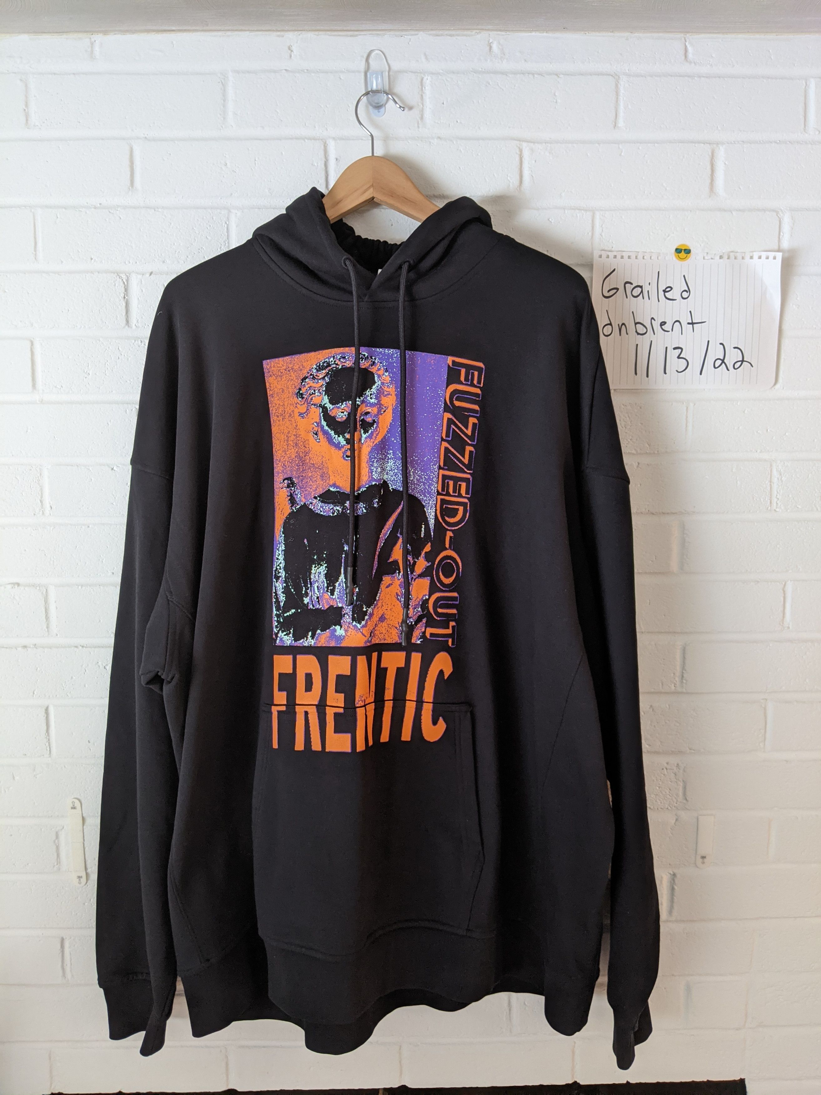 Alexander McQueen × MCQ Fuzzed out frantic hooded sweatshirt Size US L / EU 52-54 / 3 - 1 Thumbnail