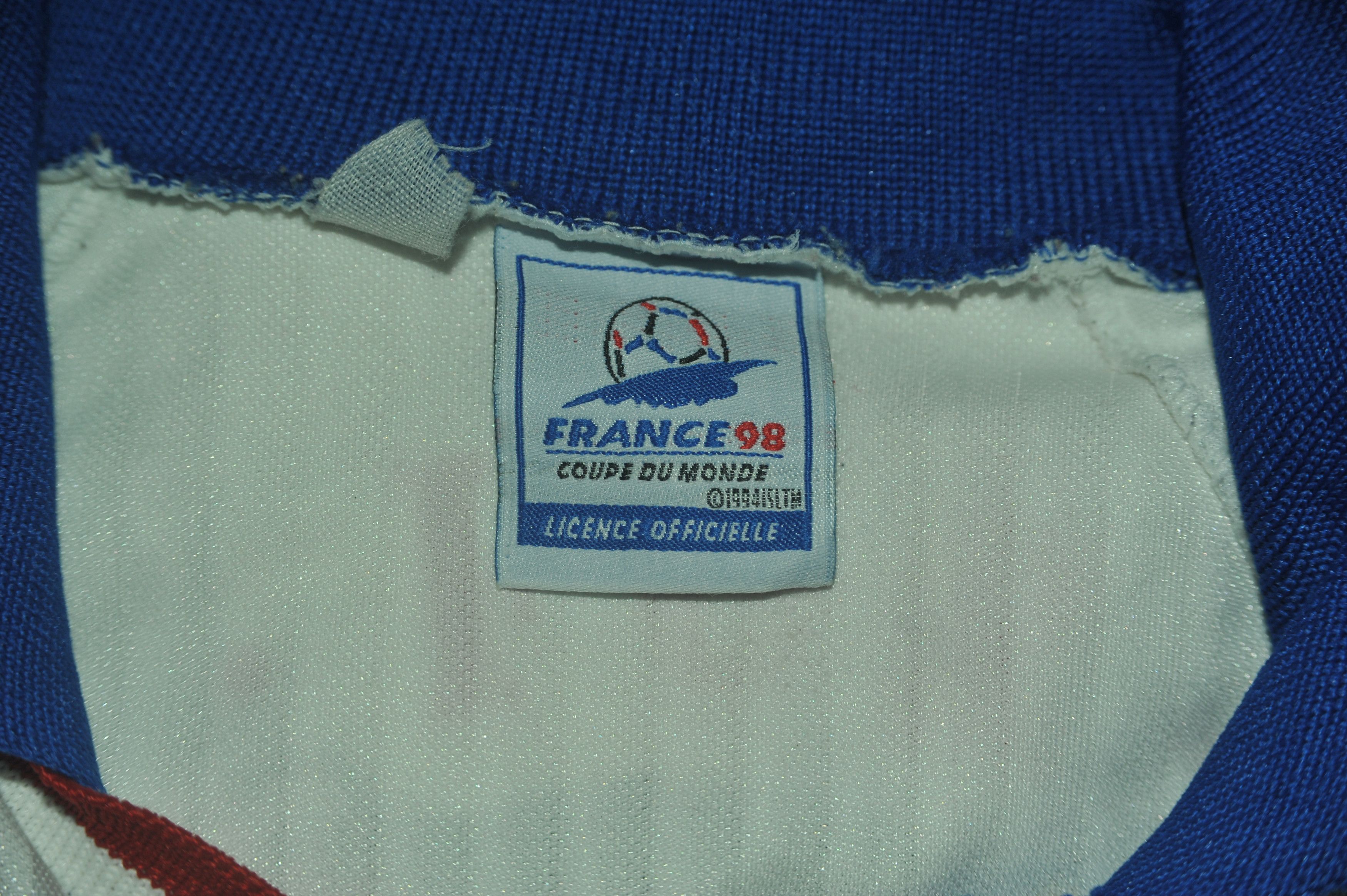 Vintage Vintage 90s 1998 France 98 World Cup Official Fan Jersey Size US M / EU 48-50 / 2 - 7 Thumbnail