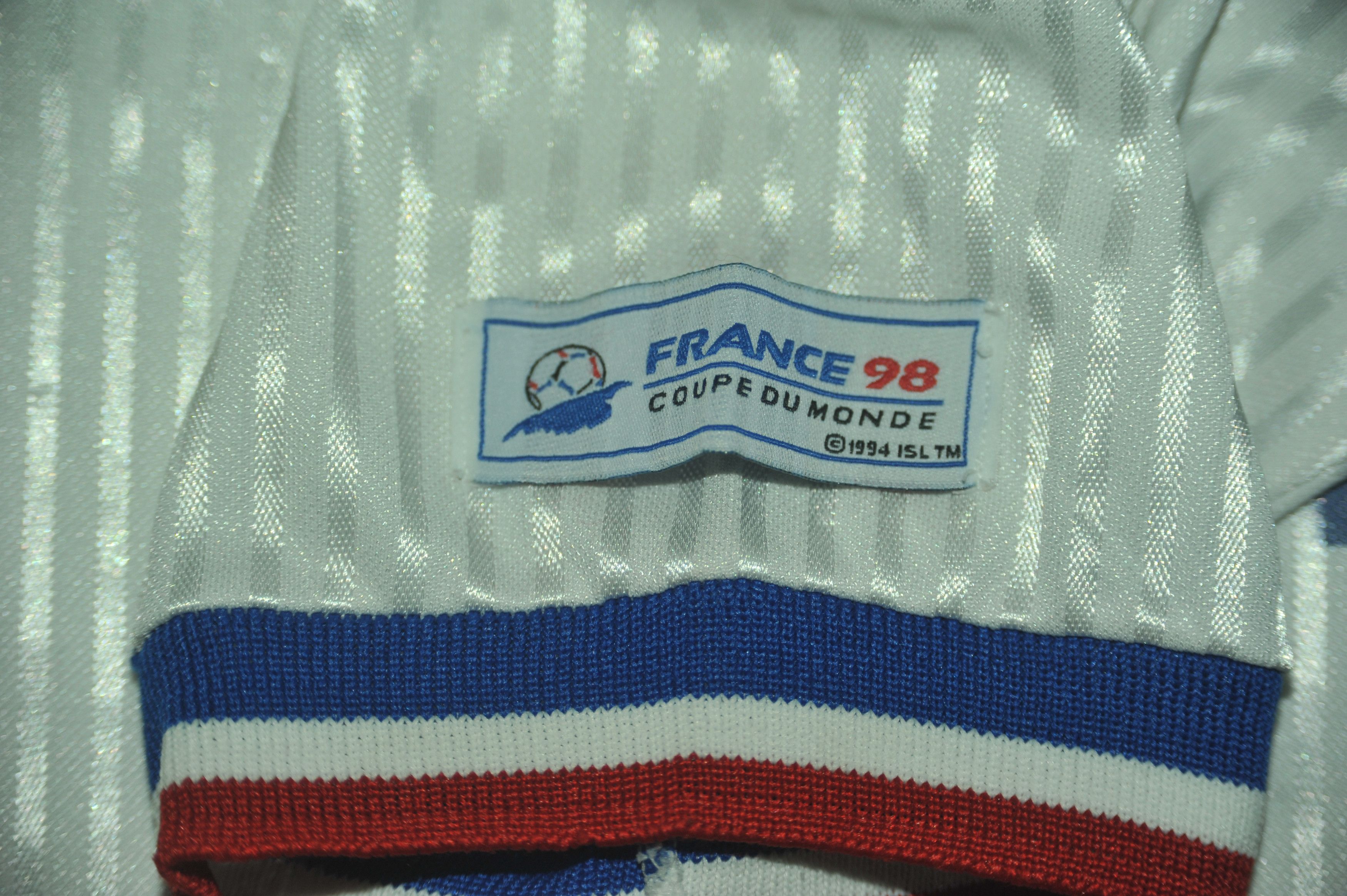Vintage Vintage 90s 1998 France 98 World Cup Official Fan Jersey Size US M / EU 48-50 / 2 - 4 Thumbnail