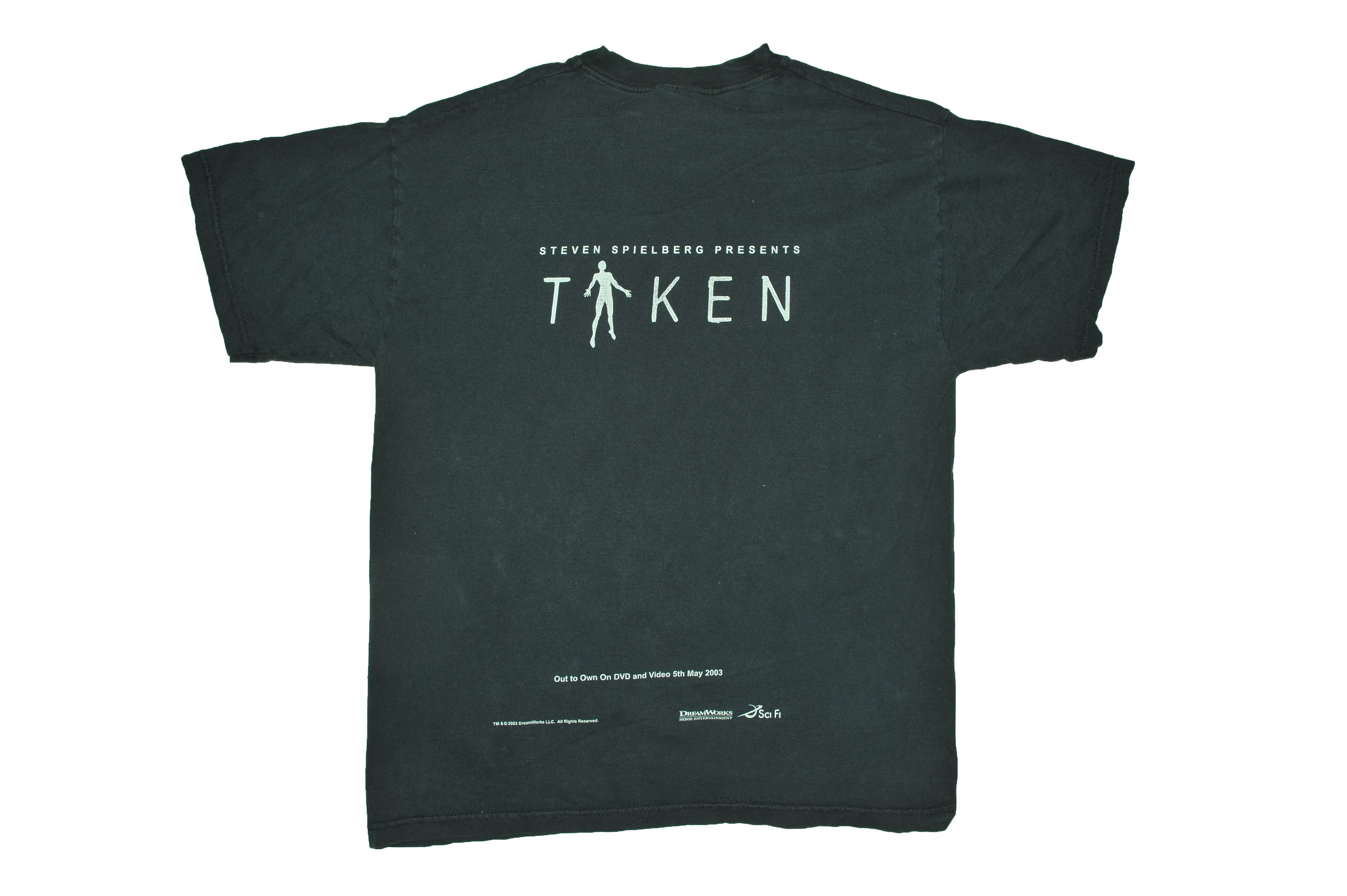 Fruit Of The Loom Vintage 2002 Taken Steven Spielberg Science Fiction T-shirt Size US L / EU 52-54 / 3 - 2 Thumbnail