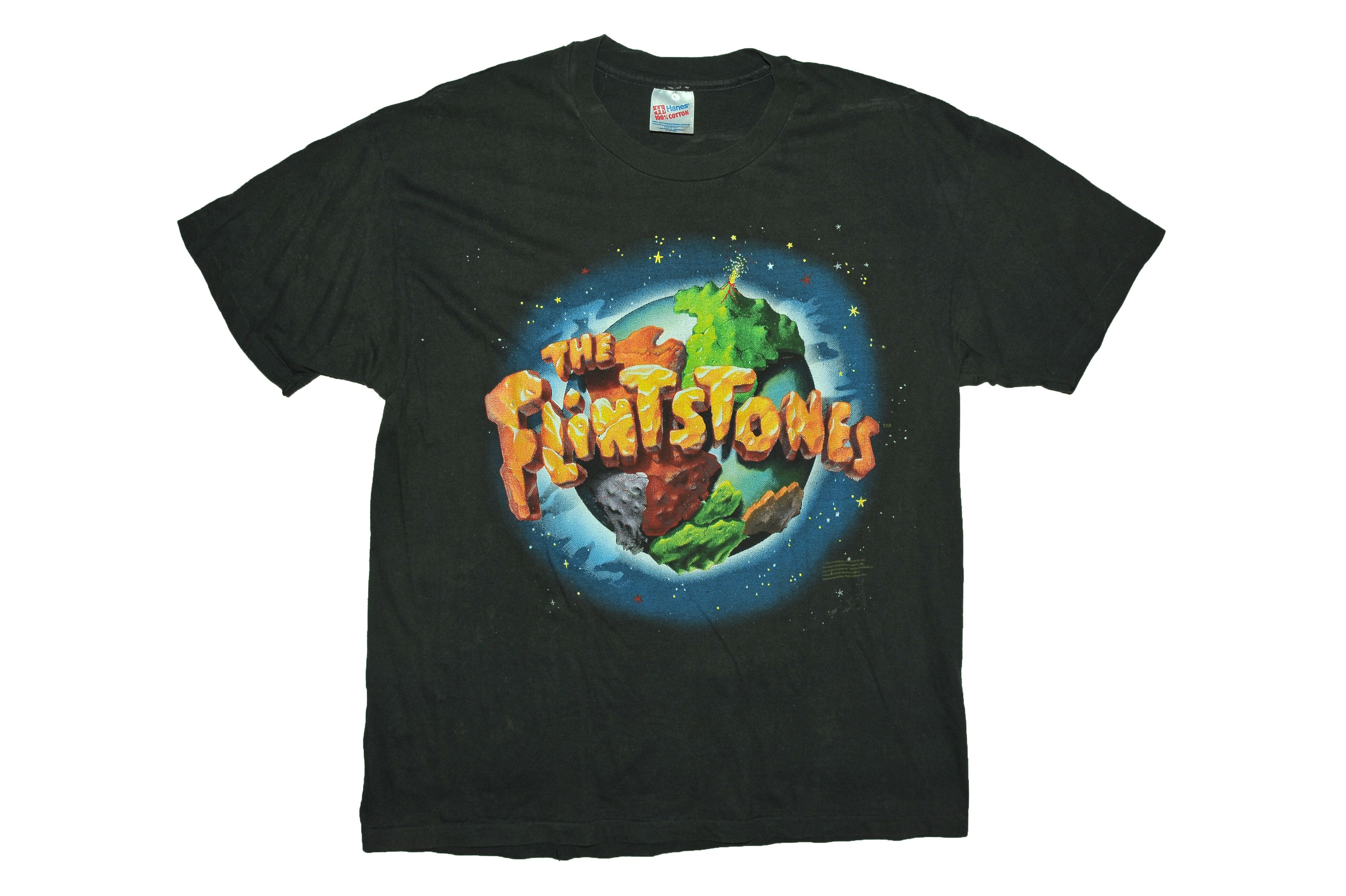 Hanes Vintage 90s The Flinstones T-shirt Size US XL / EU 56 / 4 - 1 Thumbnail
