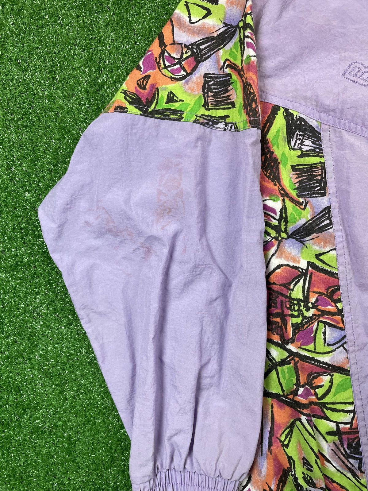 Balenciaga Vintage 90s Balenciaga Bootleg Windbreaker Jacket Purple Size US S / EU 44-46 / 1 - 9 Thumbnail