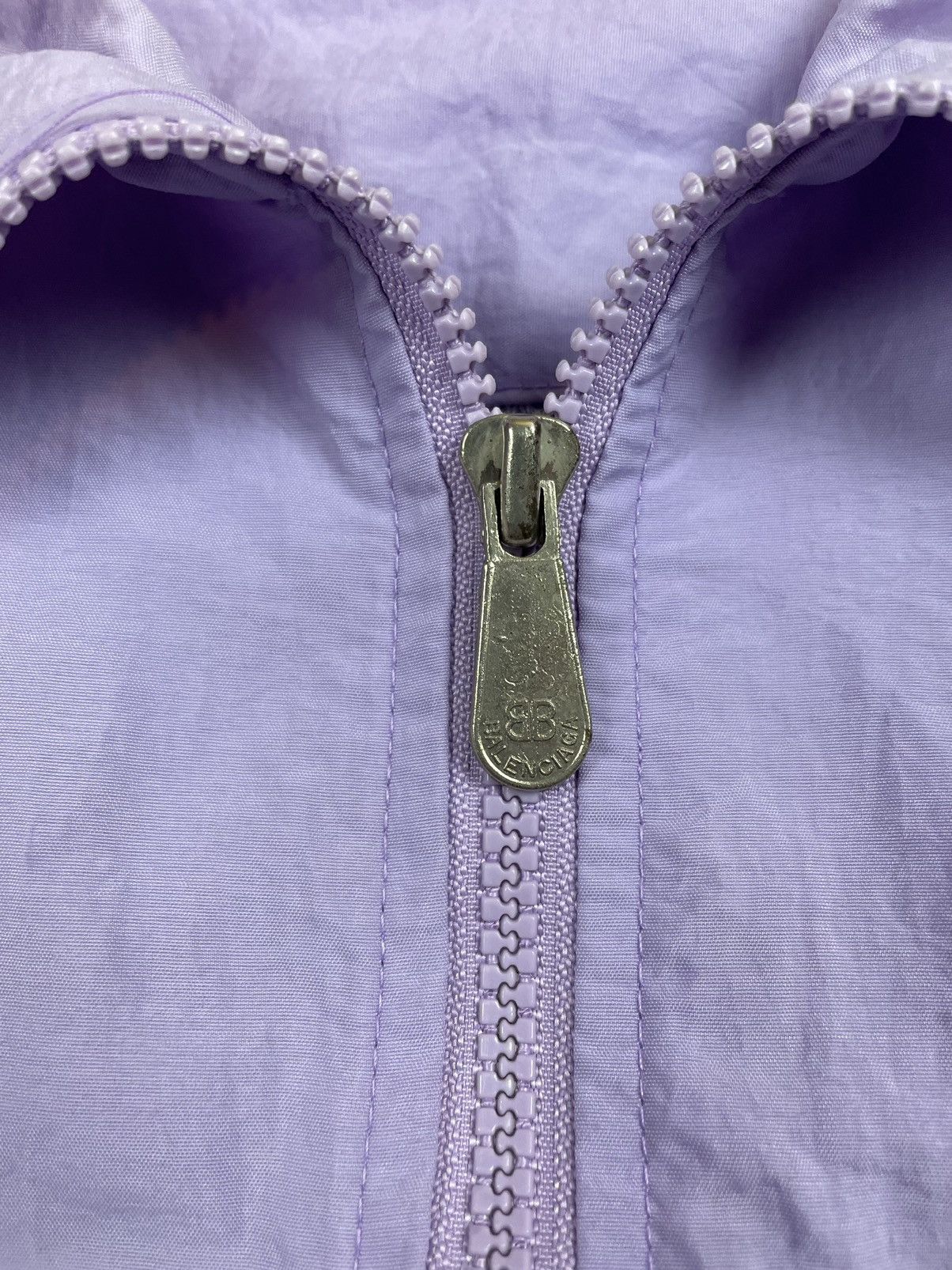 Balenciaga Vintage 90s Balenciaga Bootleg Windbreaker Jacket Purple Size US S / EU 44-46 / 1 - 4 Thumbnail