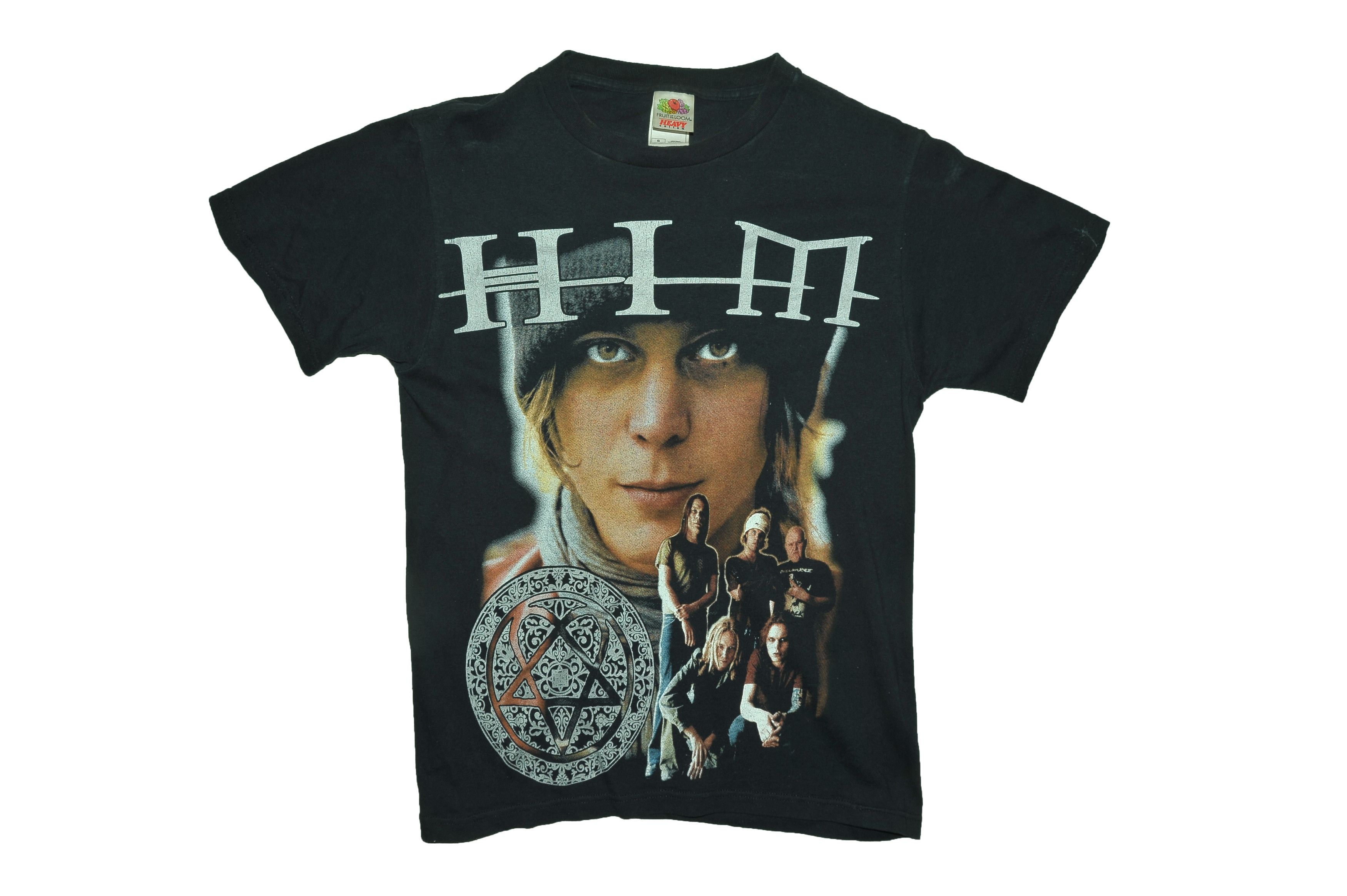 Fruit Of The Loom Vintage HIM His Infernal Majesty Shirt Size US S / EU 44-46 / 1 - 1 Thumbnail