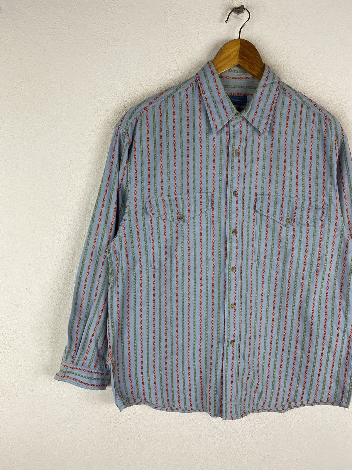 Native 🔥SALE🔥GARY WASSERMAN NATIVE STYLE BUTTON UPS SHIRTS Size US M / EU 48-50 / 2 - 4 Thumbnail