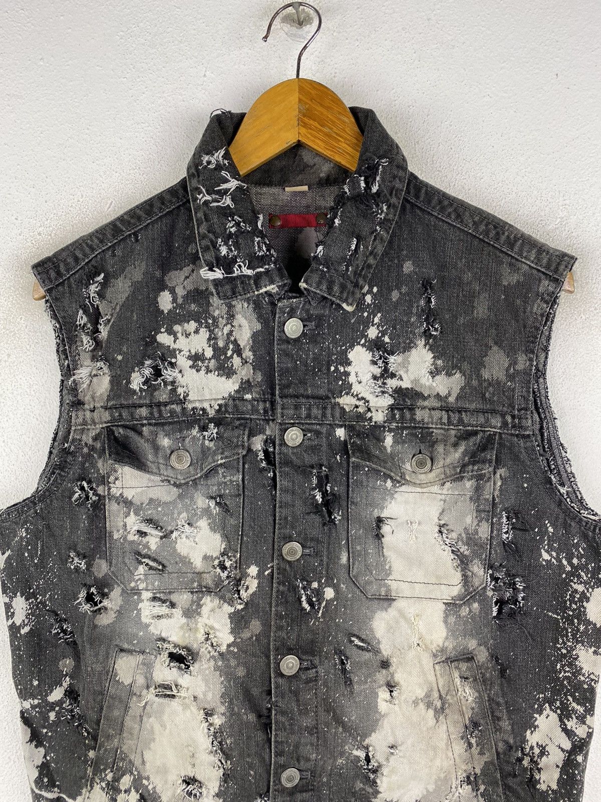 Japanese Brand × Seditionaries SMITHS AMERICAN DISTRESSED VEST PUNK STYLE DENIME Size US M / EU 48-50 / 2 - 5 Thumbnail