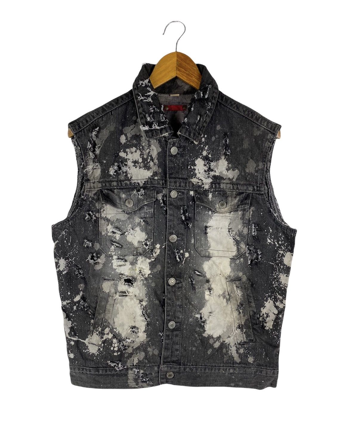 Japanese Brand × Seditionaries SMITHS AMERICAN DISTRESSED VEST PUNK STYLE DENIME Size US M / EU 48-50 / 2 - 1 Thumbnail