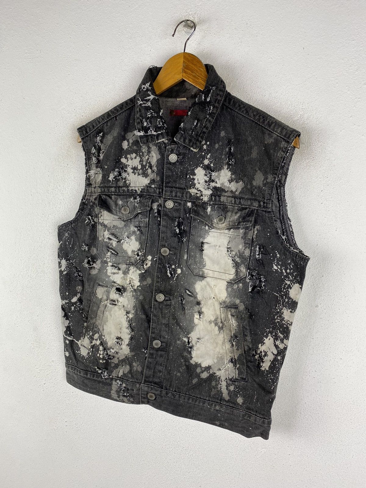 Japanese Brand × Seditionaries SMITHS AMERICAN DISTRESSED VEST PUNK STYLE DENIME Size US M / EU 48-50 / 2 - 3 Thumbnail