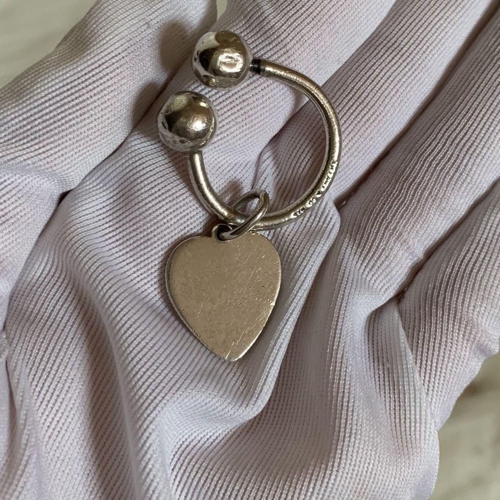 Heart tag key ring sales