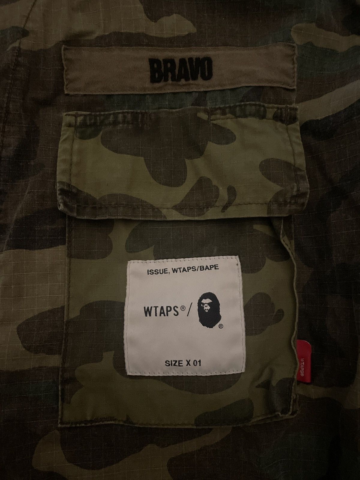 Bape × Wtaps wtaps x Bape four pockets jungle shirt Size US S / EU 44-46 / 1 - 3 Thumbnail