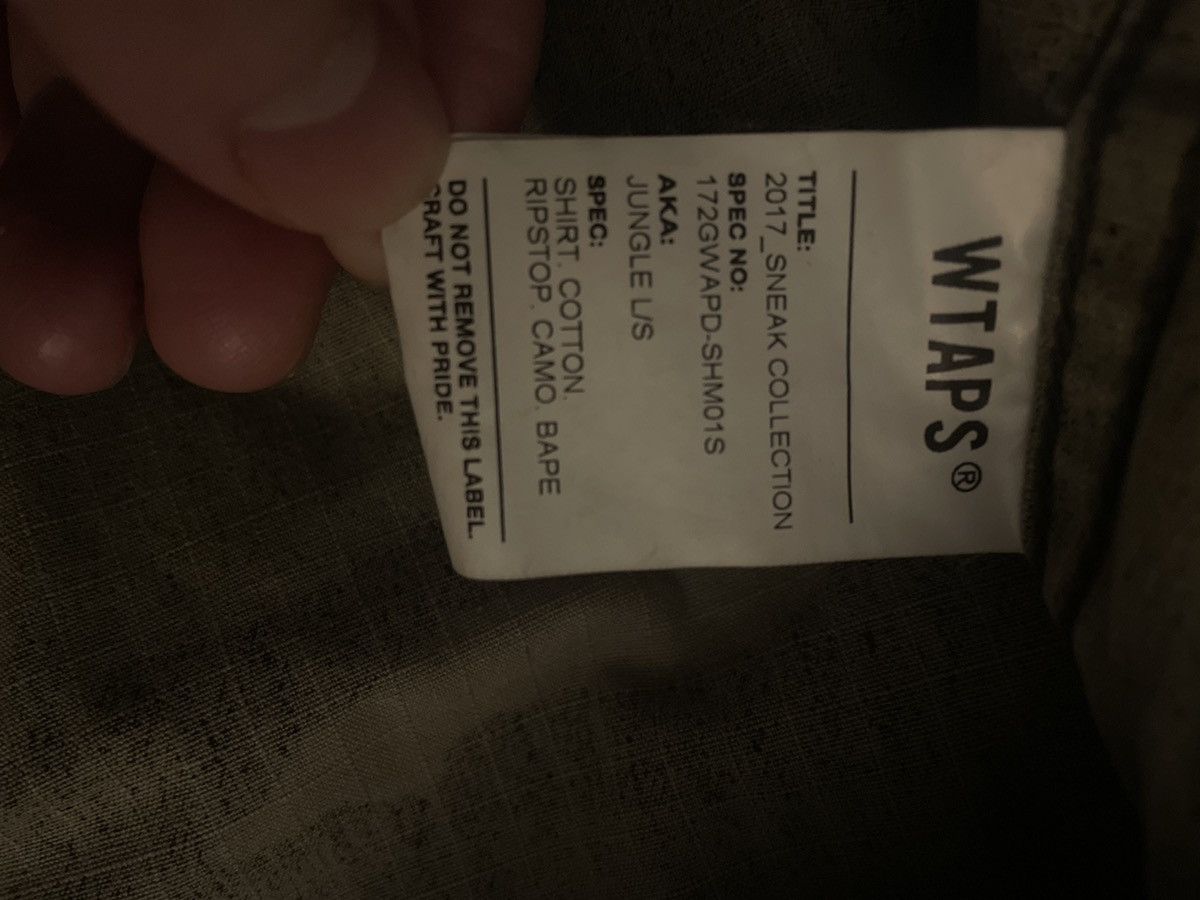 Bape × Wtaps wtaps x Bape four pockets jungle shirt Size US S / EU 44-46 / 1 - 7 Thumbnail