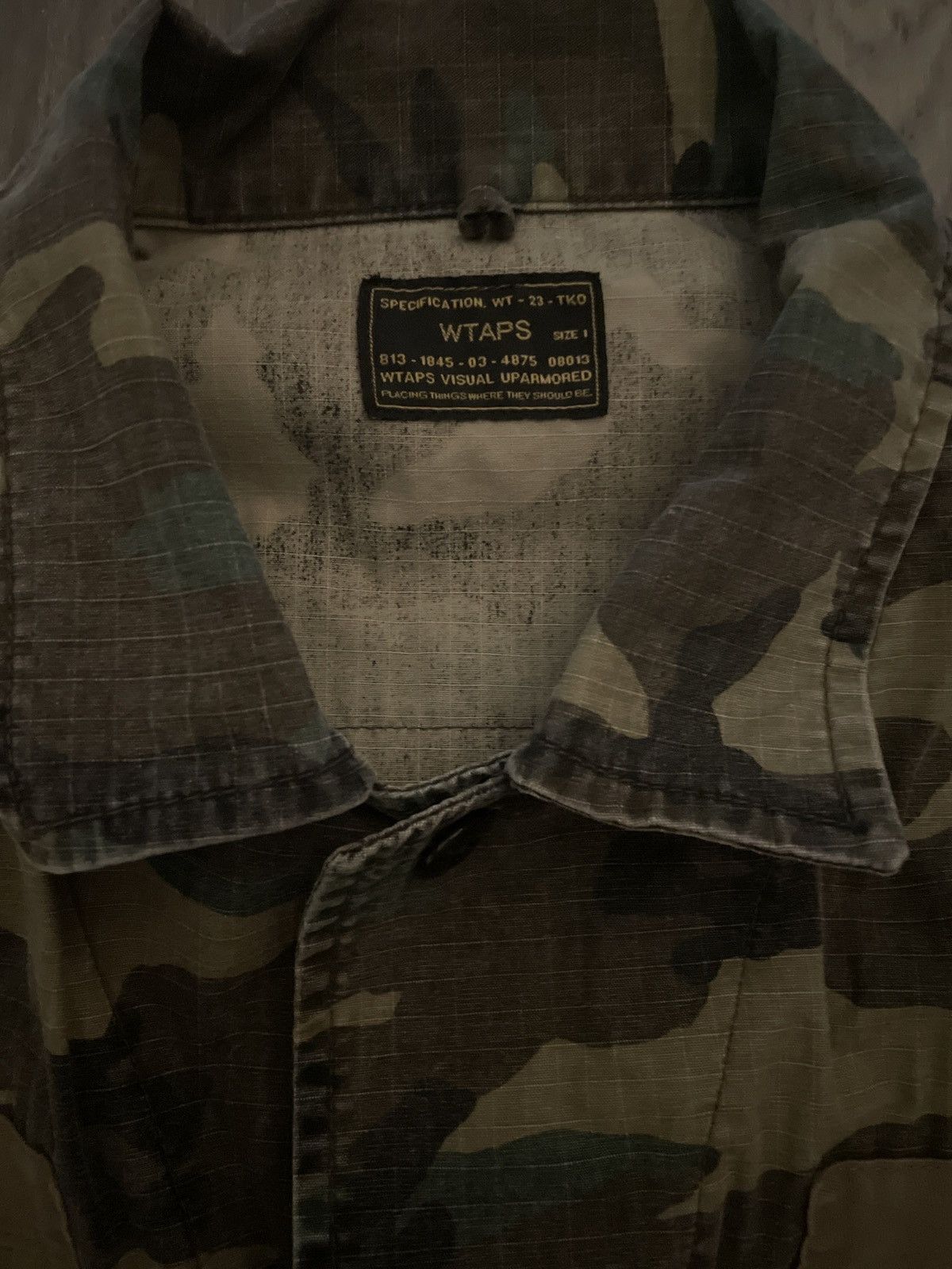 Bape × Wtaps wtaps x Bape four pockets jungle shirt Size US S / EU 44-46 / 1 - 2 Thumbnail