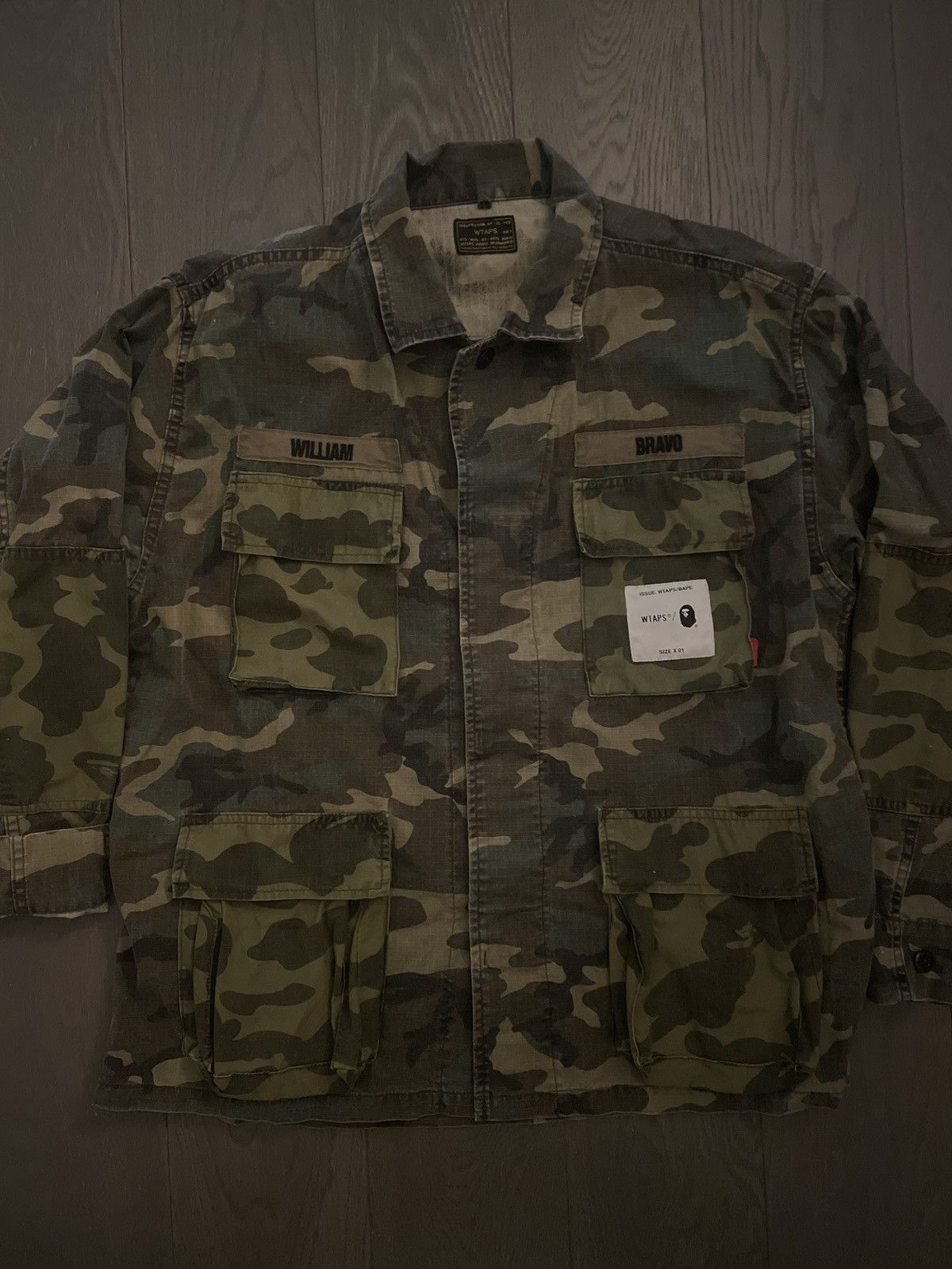 WTAPS × APE JUNGLE STOCK BAPE CAMO F258A365-28A2-4684-BE13-