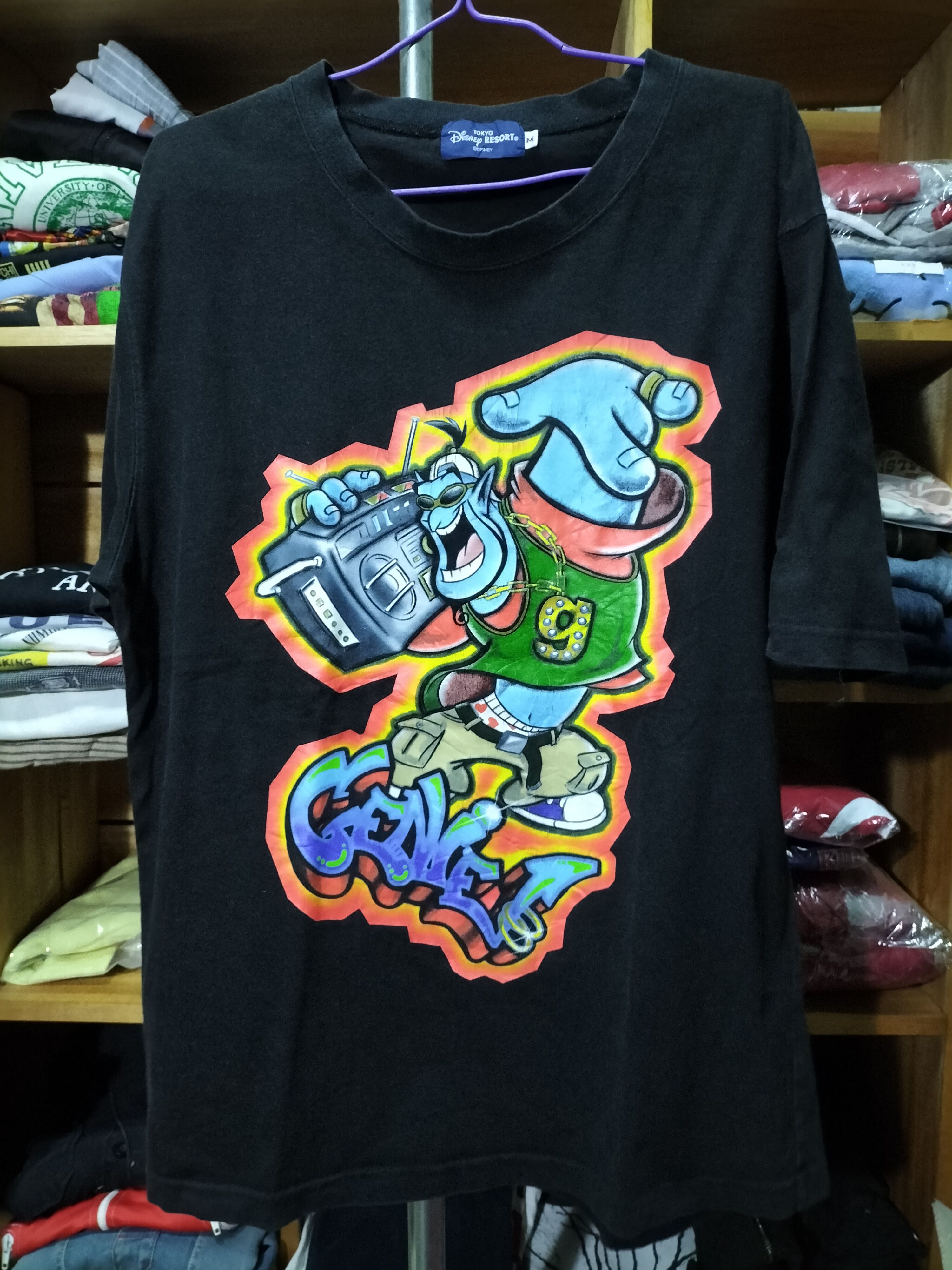 Disney × Vintage Vintage 90s Genie Aladdin Disney movies fashion streetwear Size US M / EU 48-50 / 2 - 1 Thumbnail