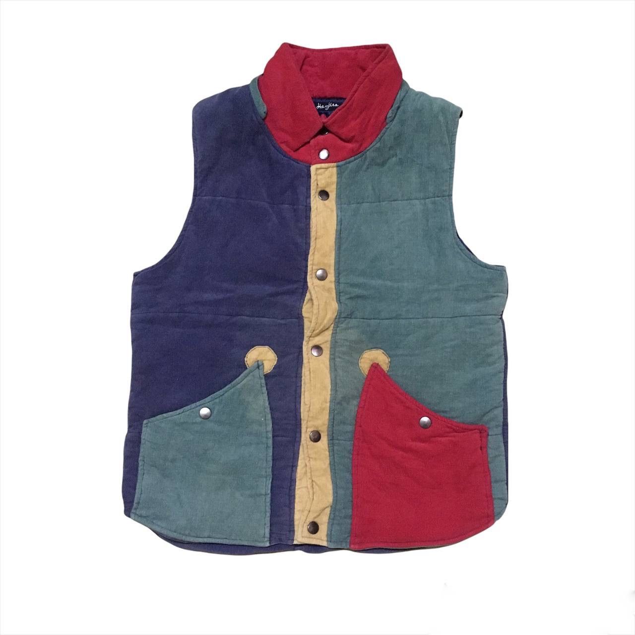 Japanese Brand Colour Block Vest Size US M / EU 48-50 / 2 - 1 Thumbnail