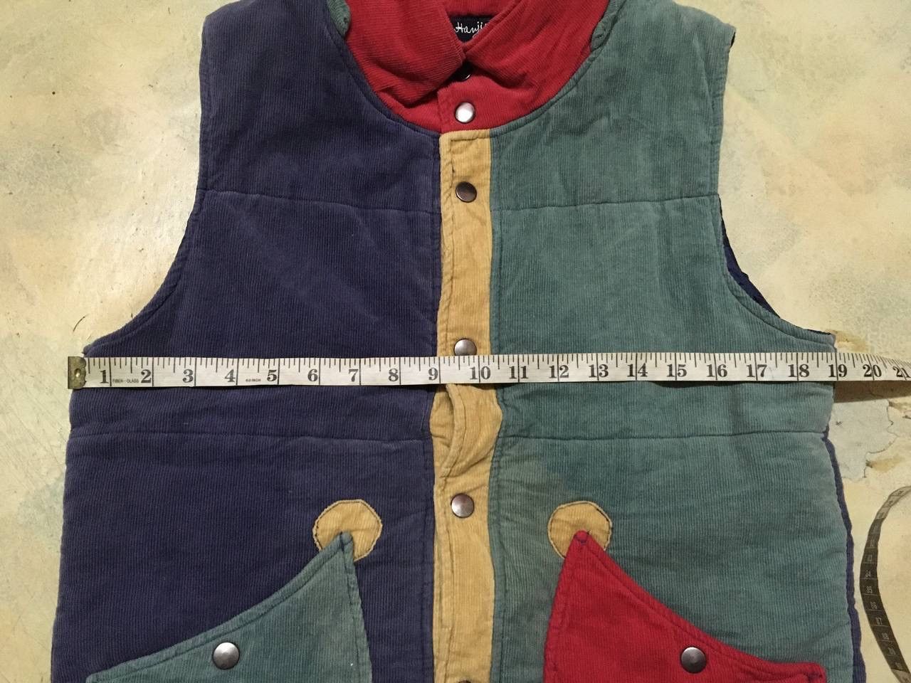 Japanese Brand Colour Block Vest Size US M / EU 48-50 / 2 - 6 Thumbnail