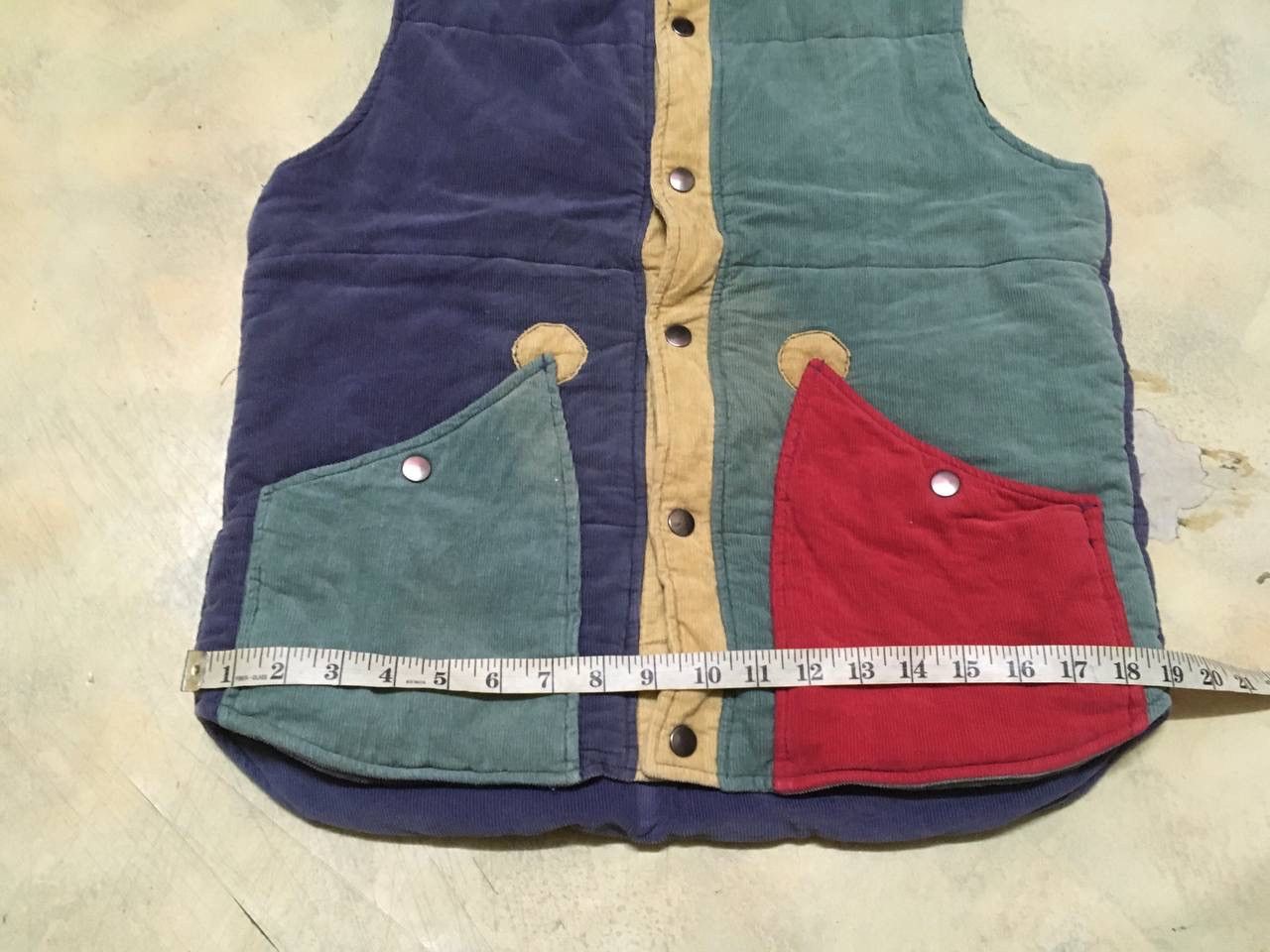 Japanese Brand Colour Block Vest Size US M / EU 48-50 / 2 - 7 Thumbnail