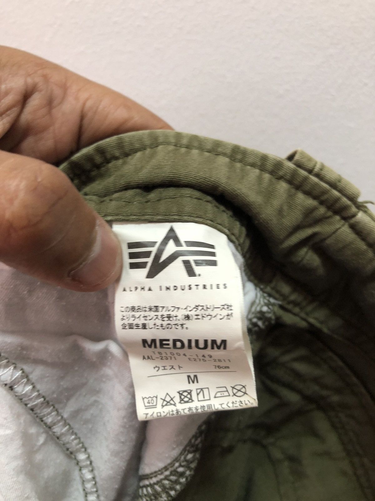 Alpha Industries ALPHA INDUSTRIES Cargo Pants Tactical Distressed Painted Size US 32 / EU 48 - 11 Thumbnail