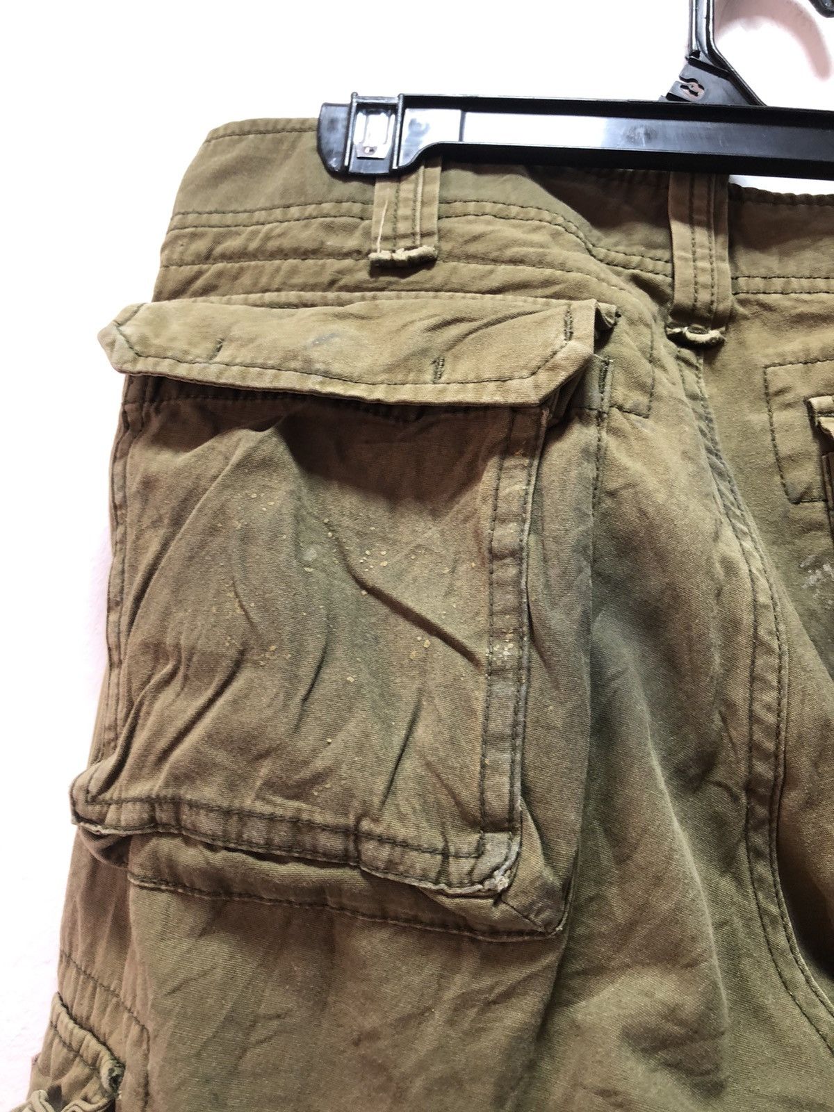 Alpha Industries ALPHA INDUSTRIES Cargo Pants Tactical Distressed Painted Size US 32 / EU 48 - 8 Thumbnail