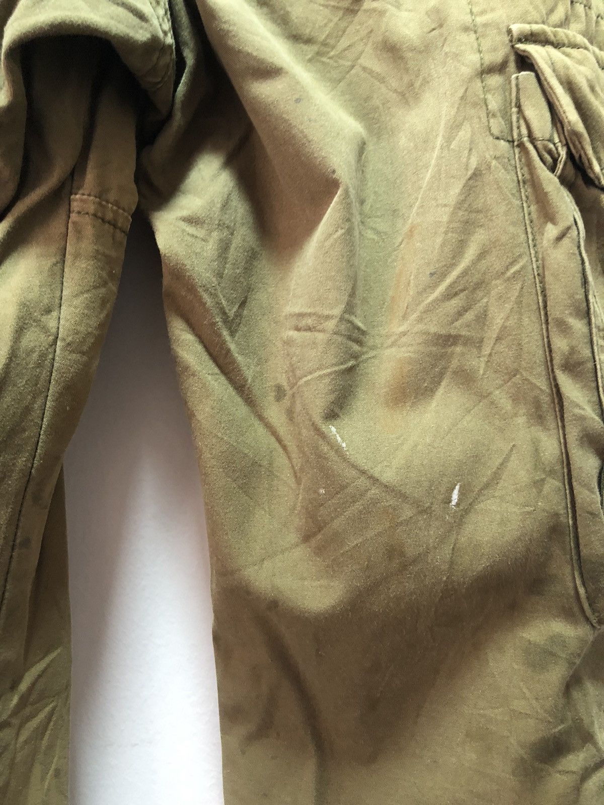 Alpha Industries ALPHA INDUSTRIES Cargo Pants Tactical Distressed Painted Size US 32 / EU 48 - 9 Thumbnail